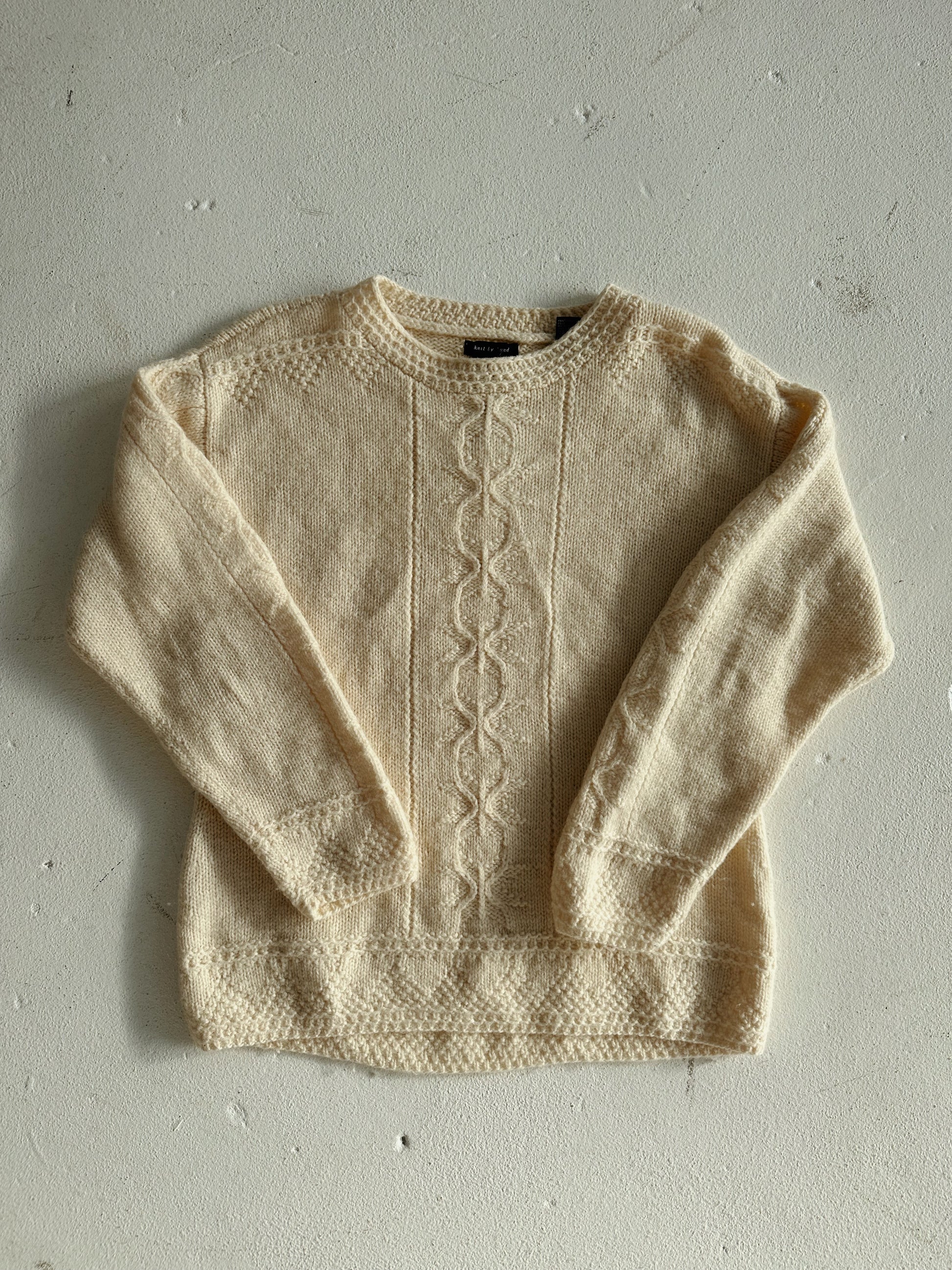 Hand Knit Wool Sweater