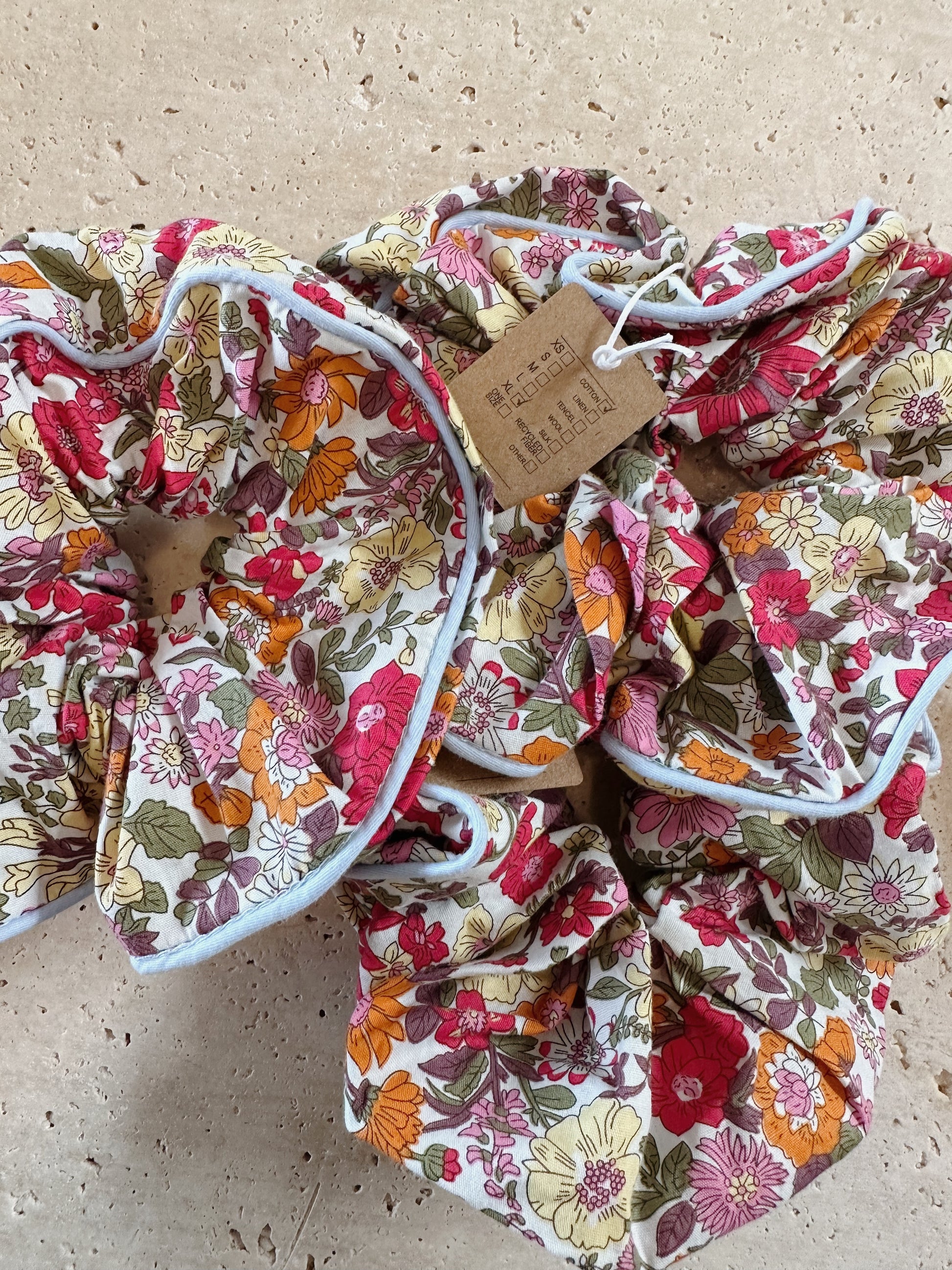 Fall Floral Scrunchie XL