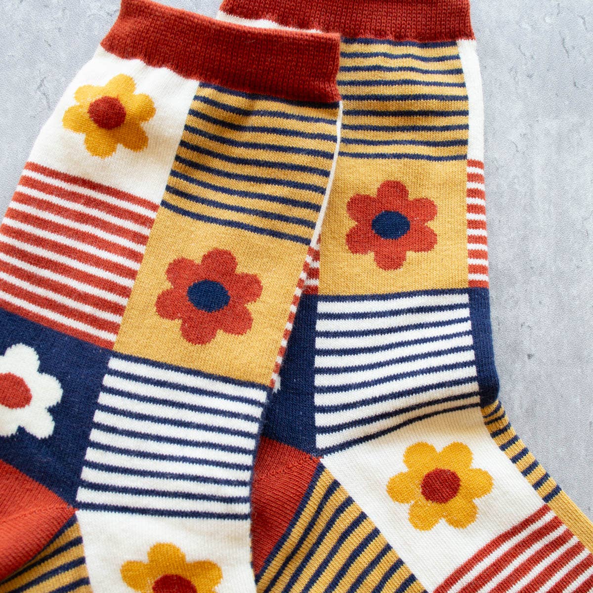 Daisy Multi Striped Socks