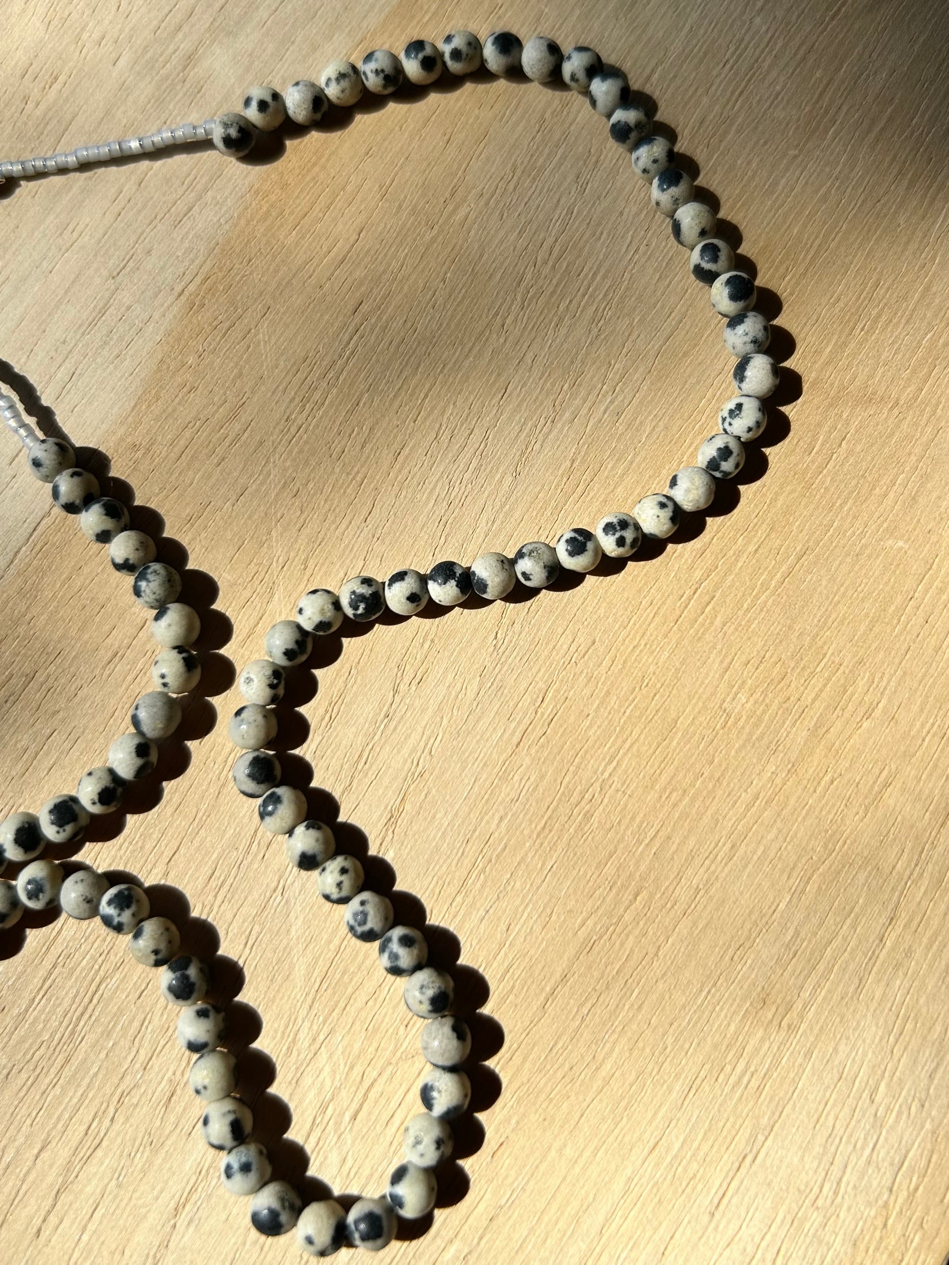 Dalmatian Jasper + Dusky Blue