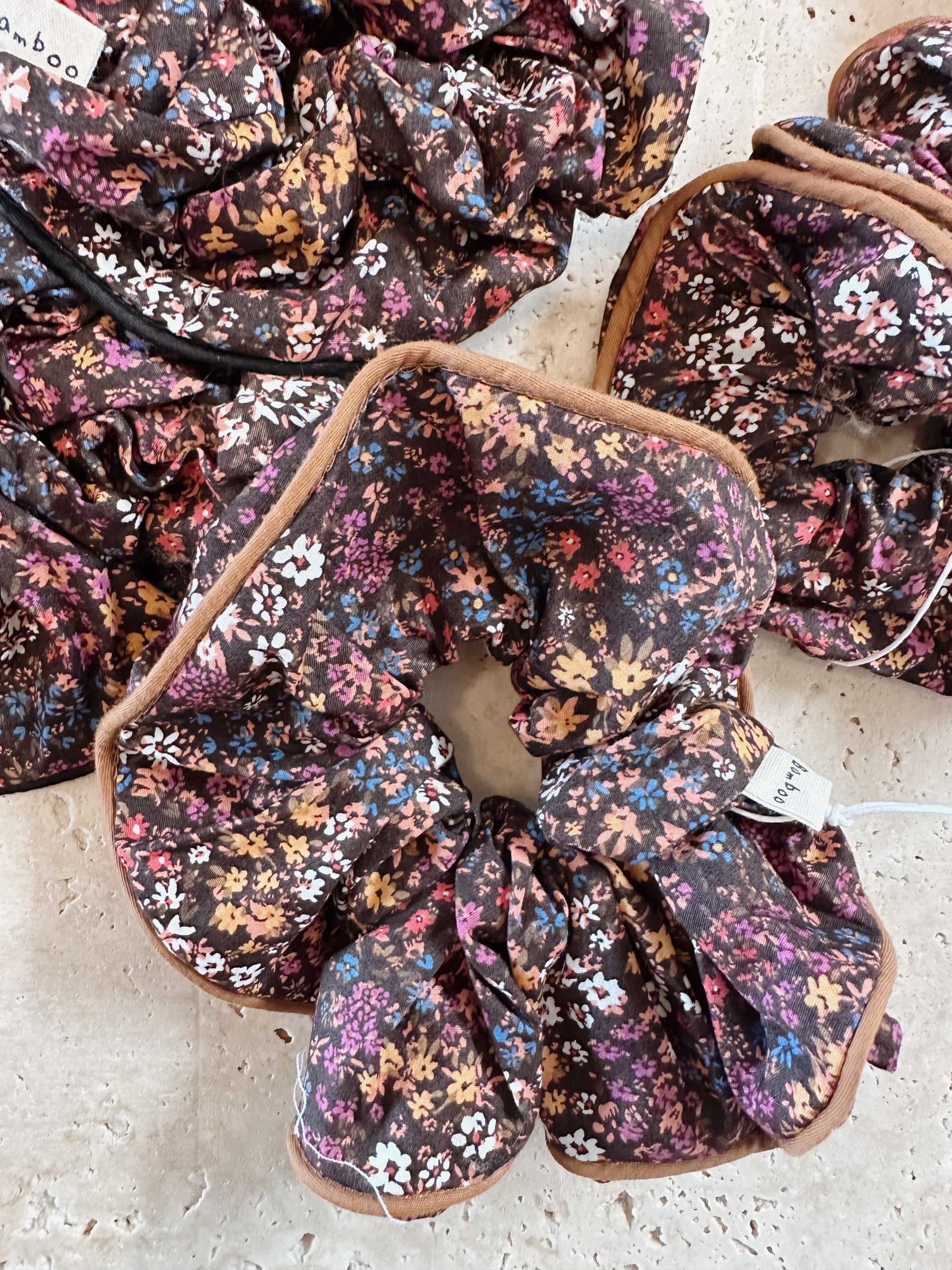 Fall Floral Scrunchie XL