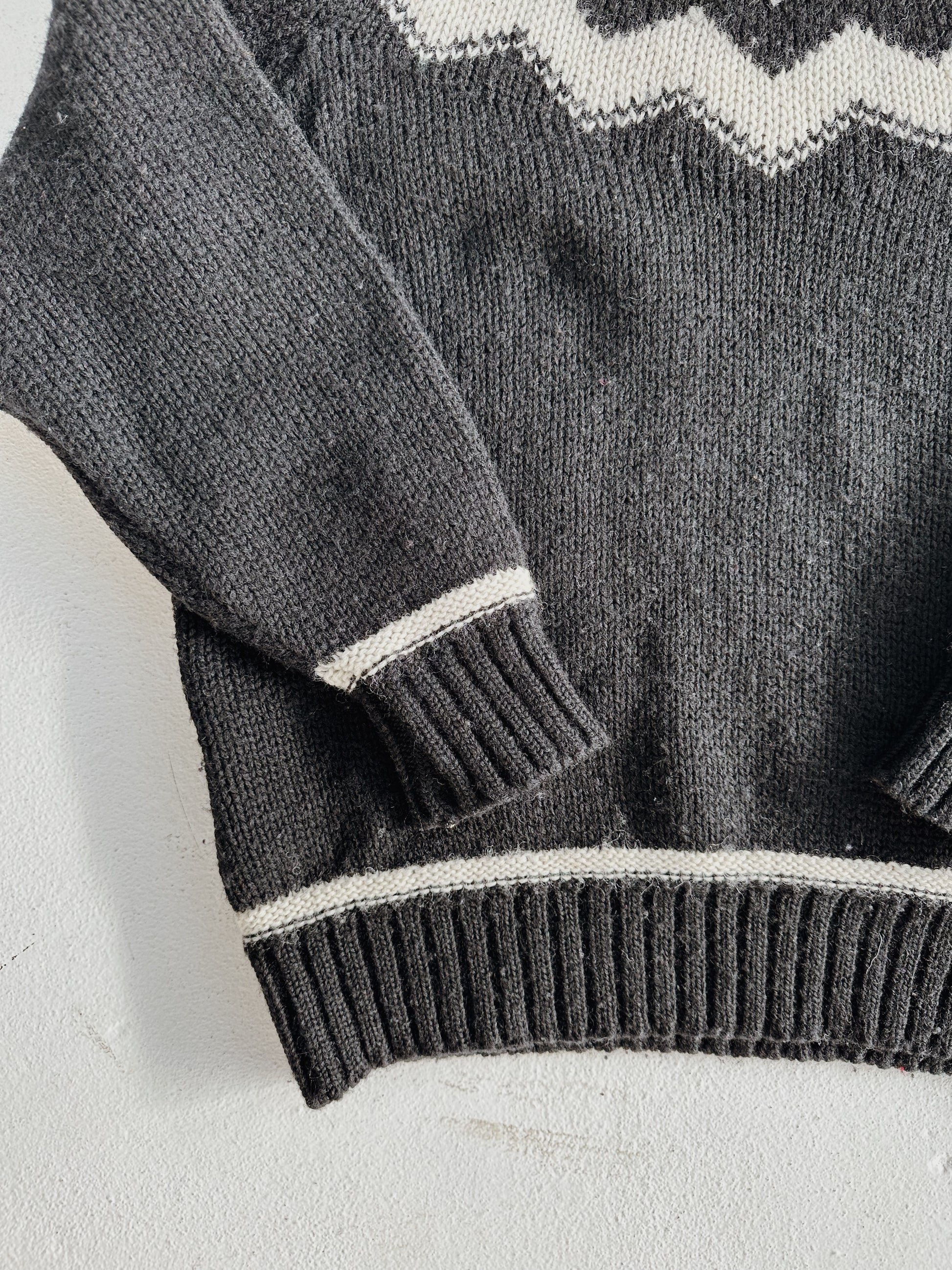 Fairisle Wool Turtleneck Sweater