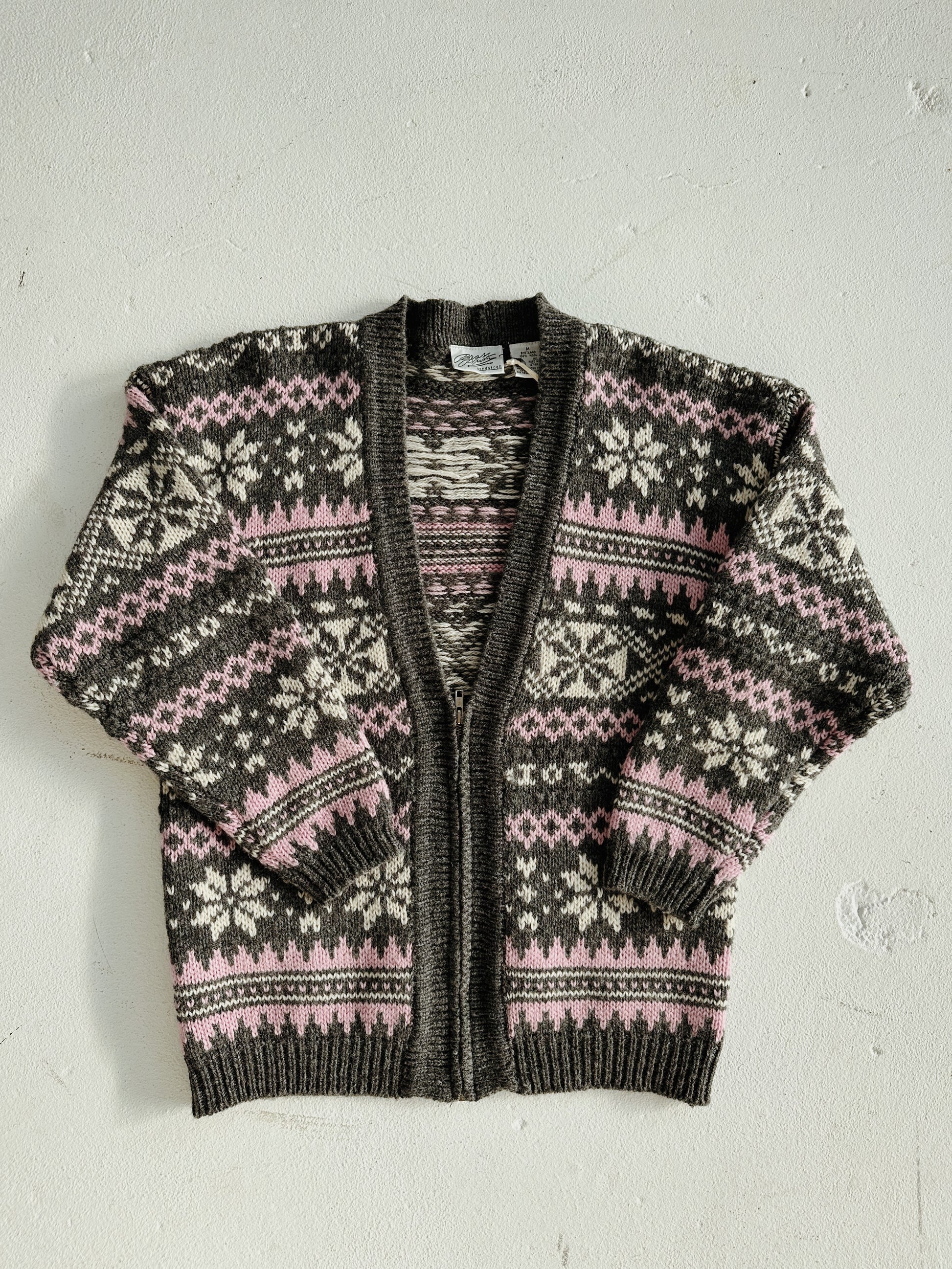 Fairisle Shetland Wool Cardigan