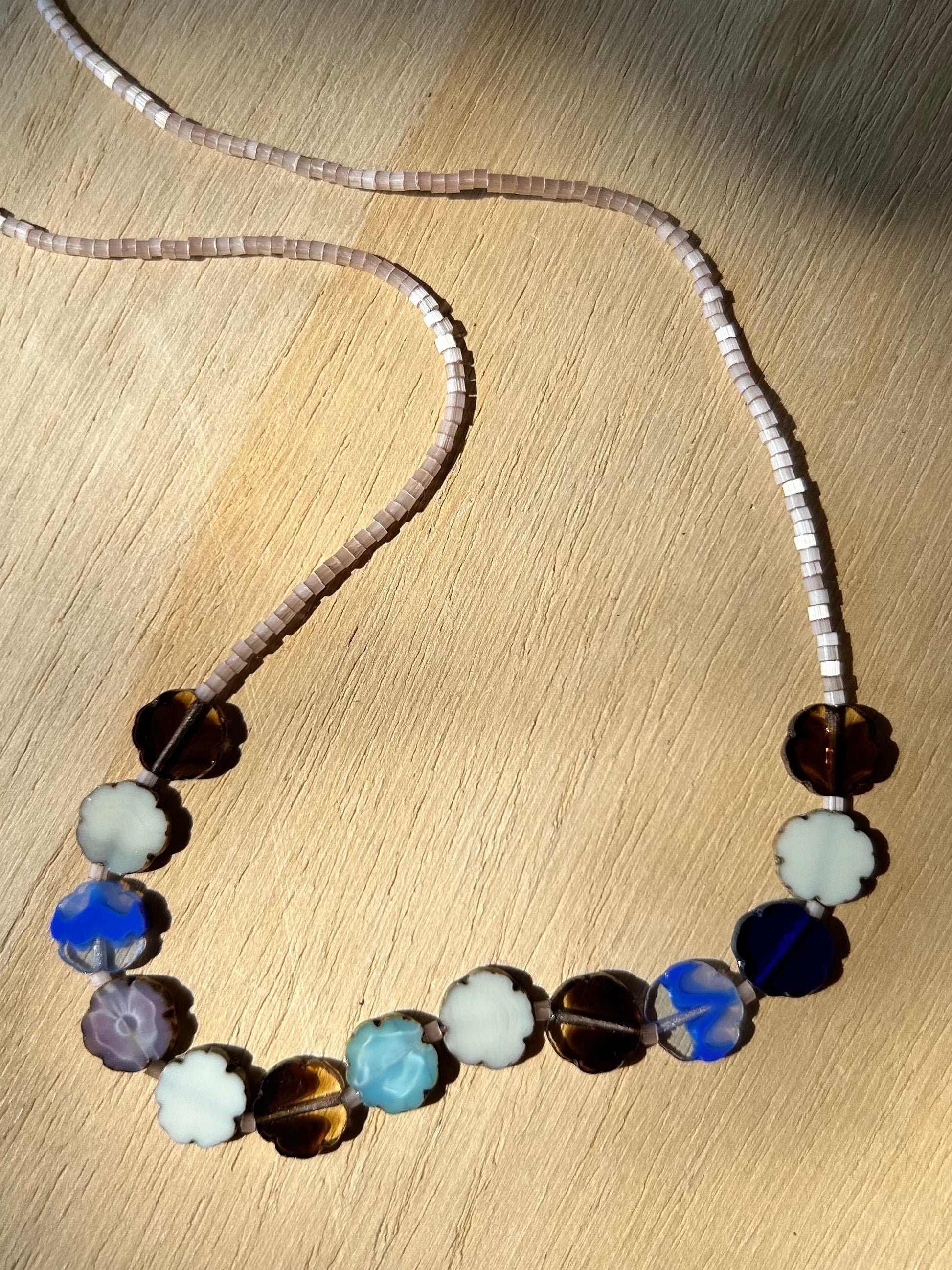 Czech Flowers + Sandstone Silk