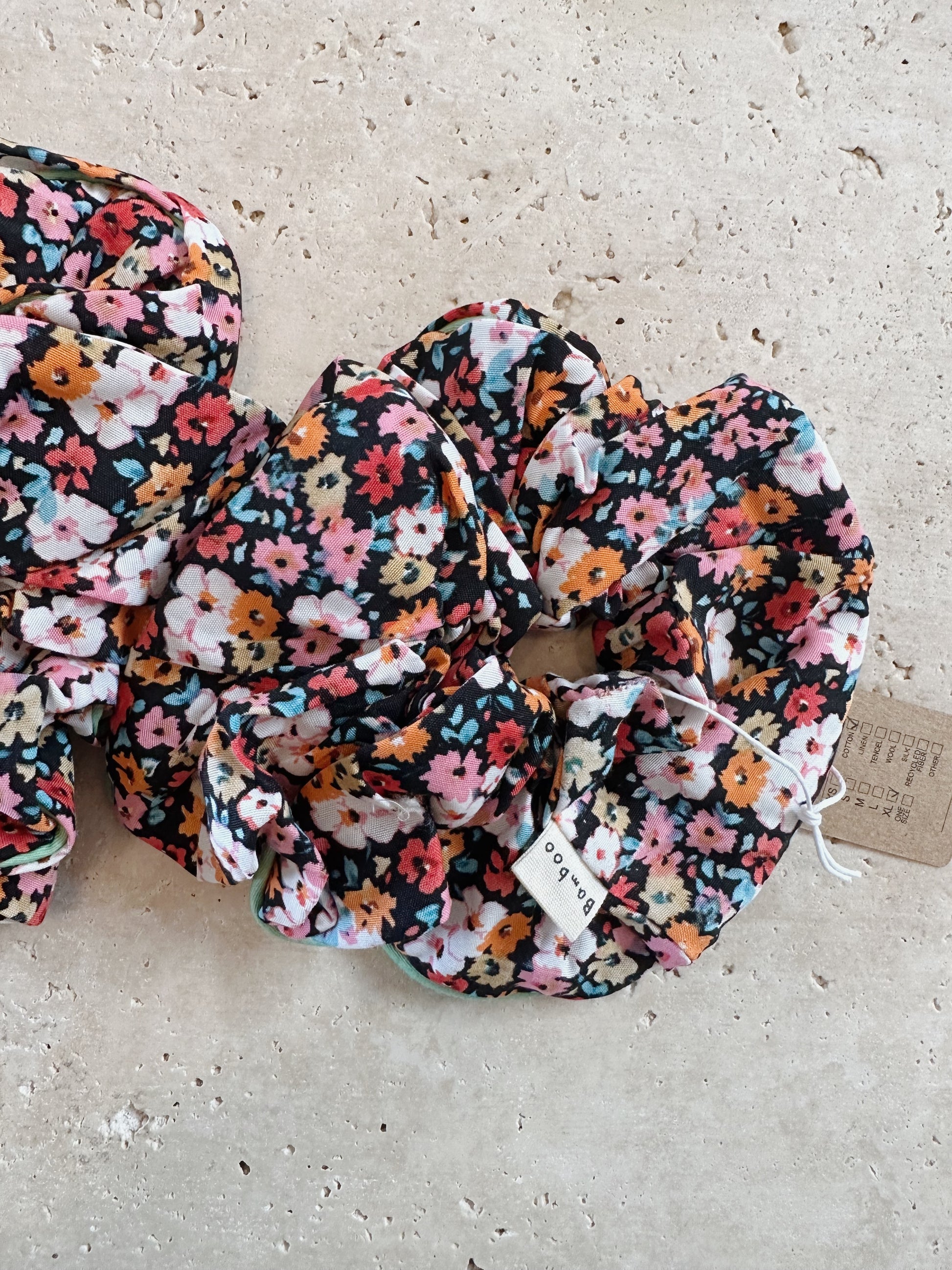 Fall Floral Scrunchie XL
