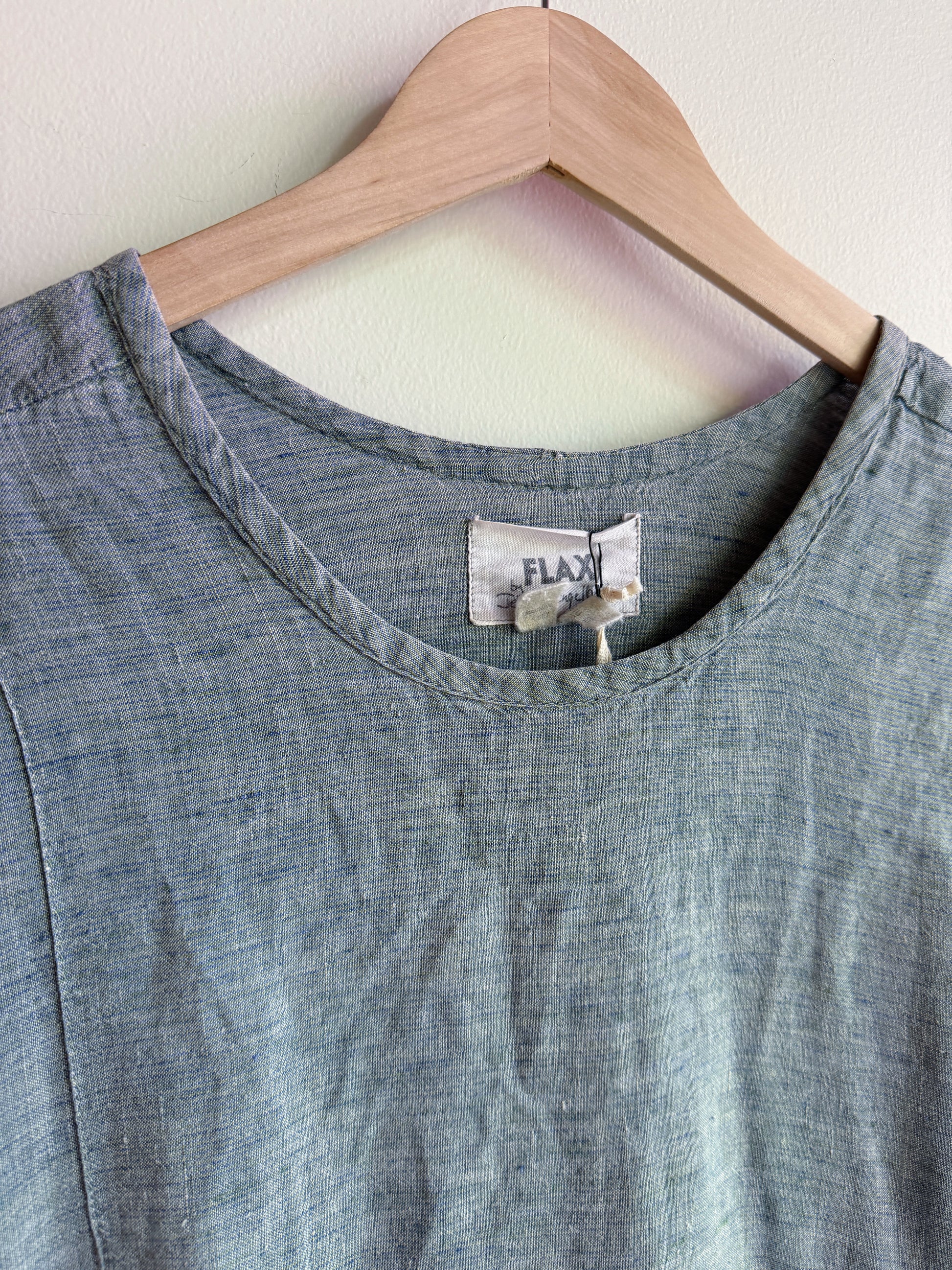 Flax Blue Stripe Dress