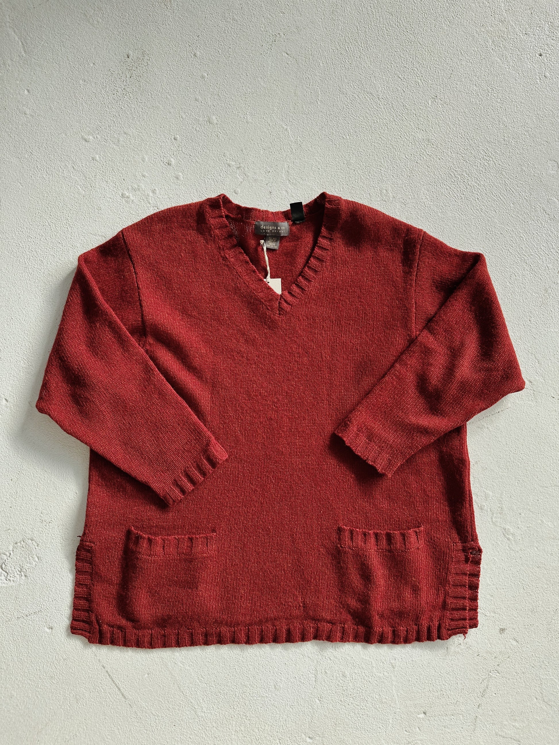 Hip Pocket Wool Knit Tunic