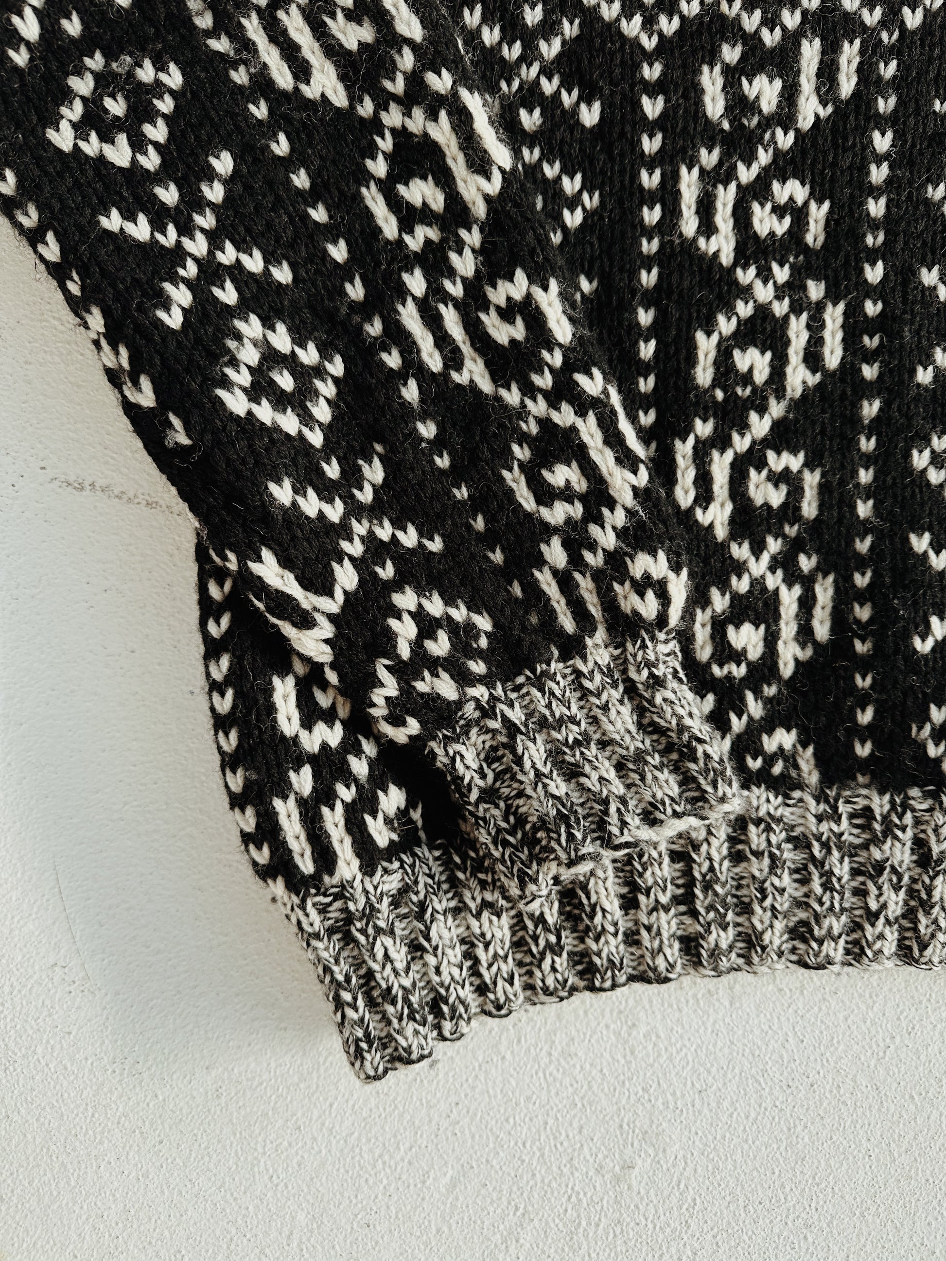 Hand Knit Wool Sweater