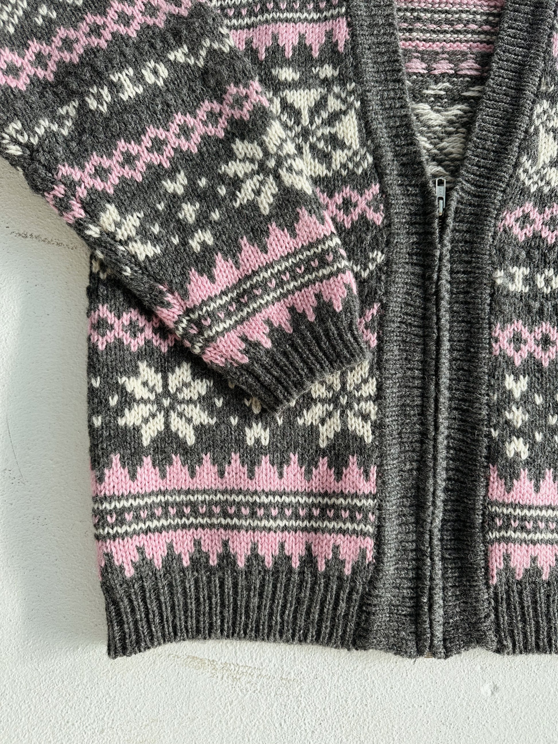 Fairisle Shetland Wool Cardigan