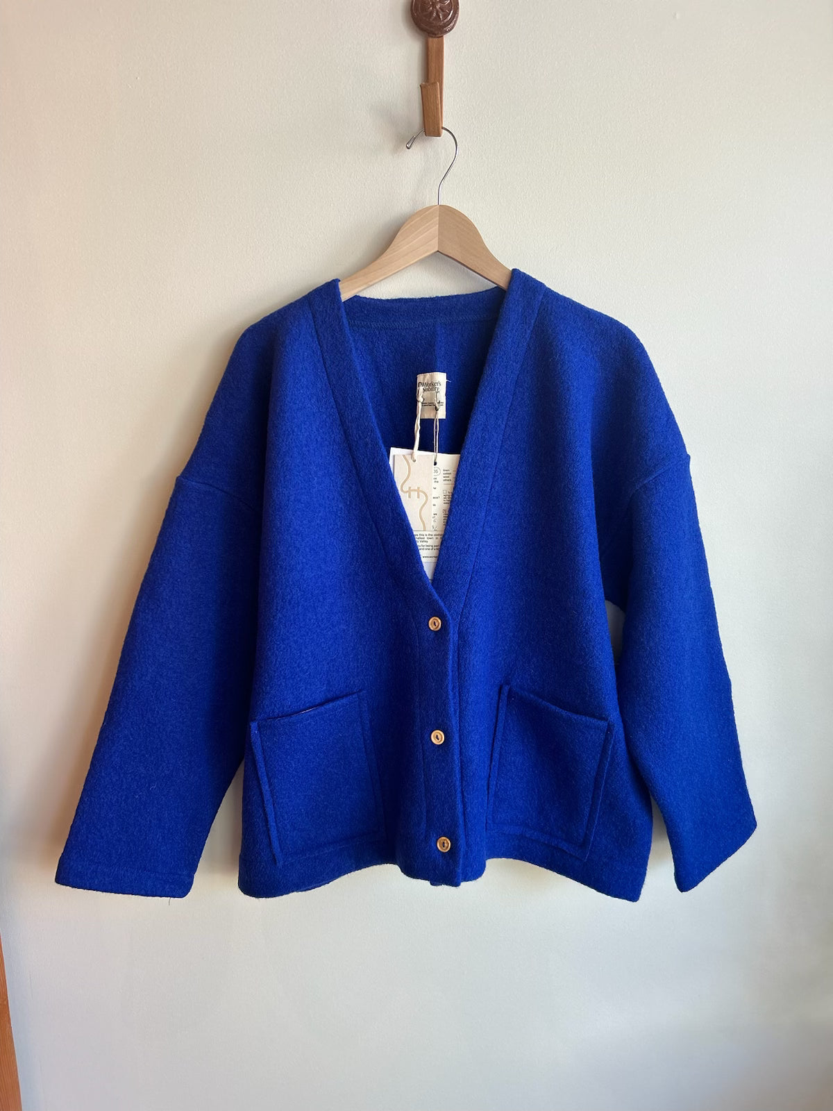 Boiled Wool Cardigan