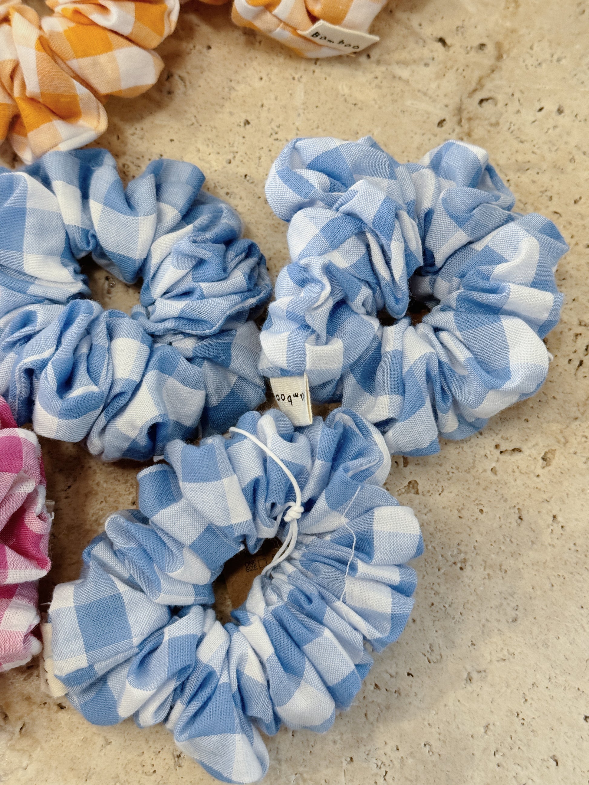 Gingham Scrunchie Small