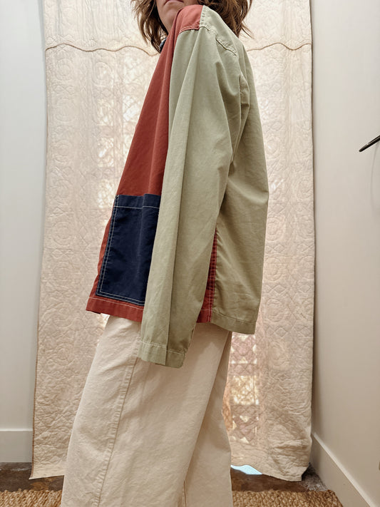 Linen / Cotton Patchwork Chore