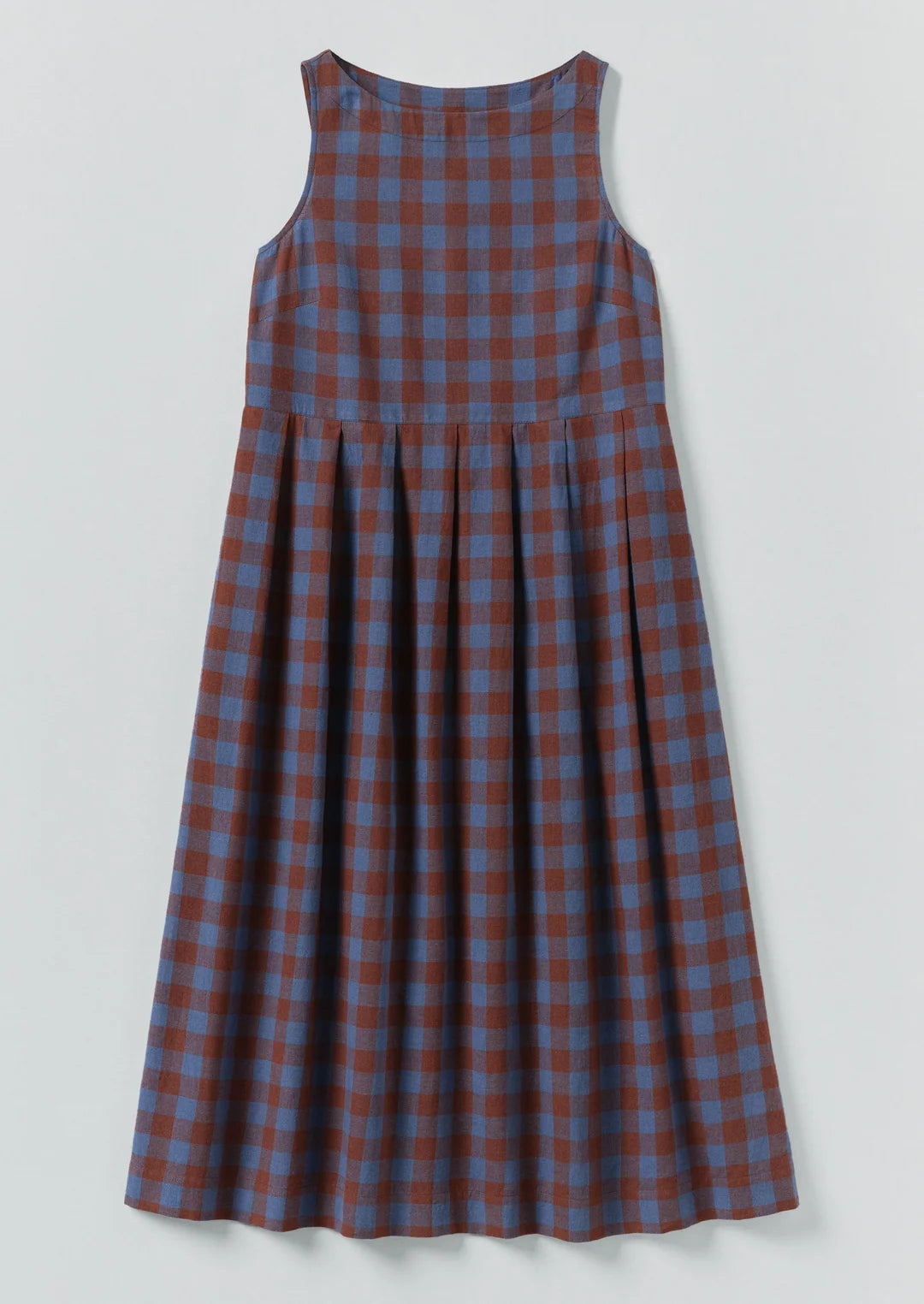 Aila Gingham Linen Dress