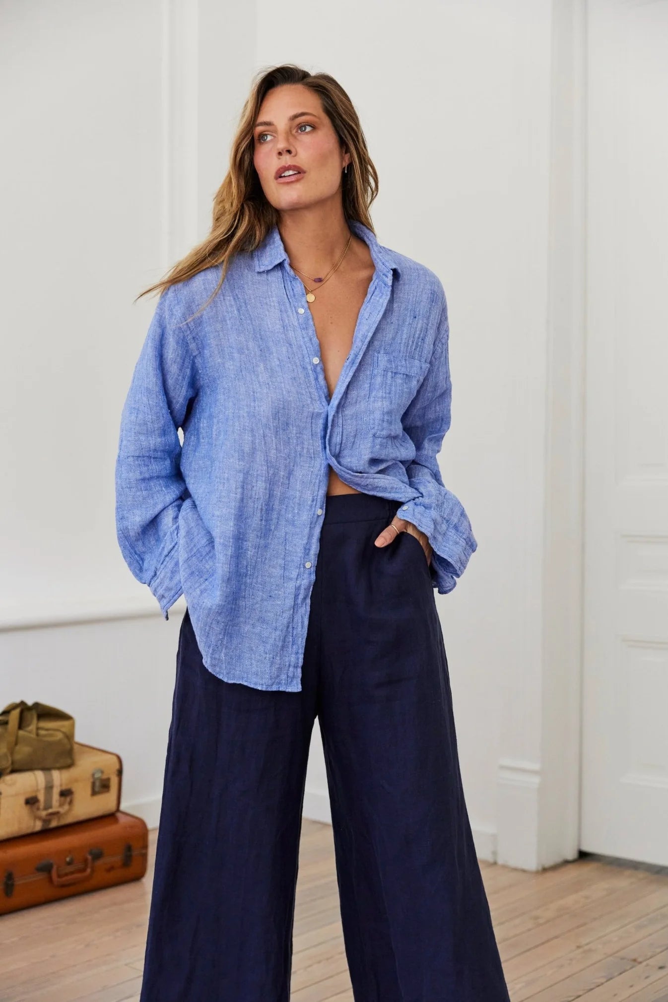 Classic Repeat Shirt - Chambray
