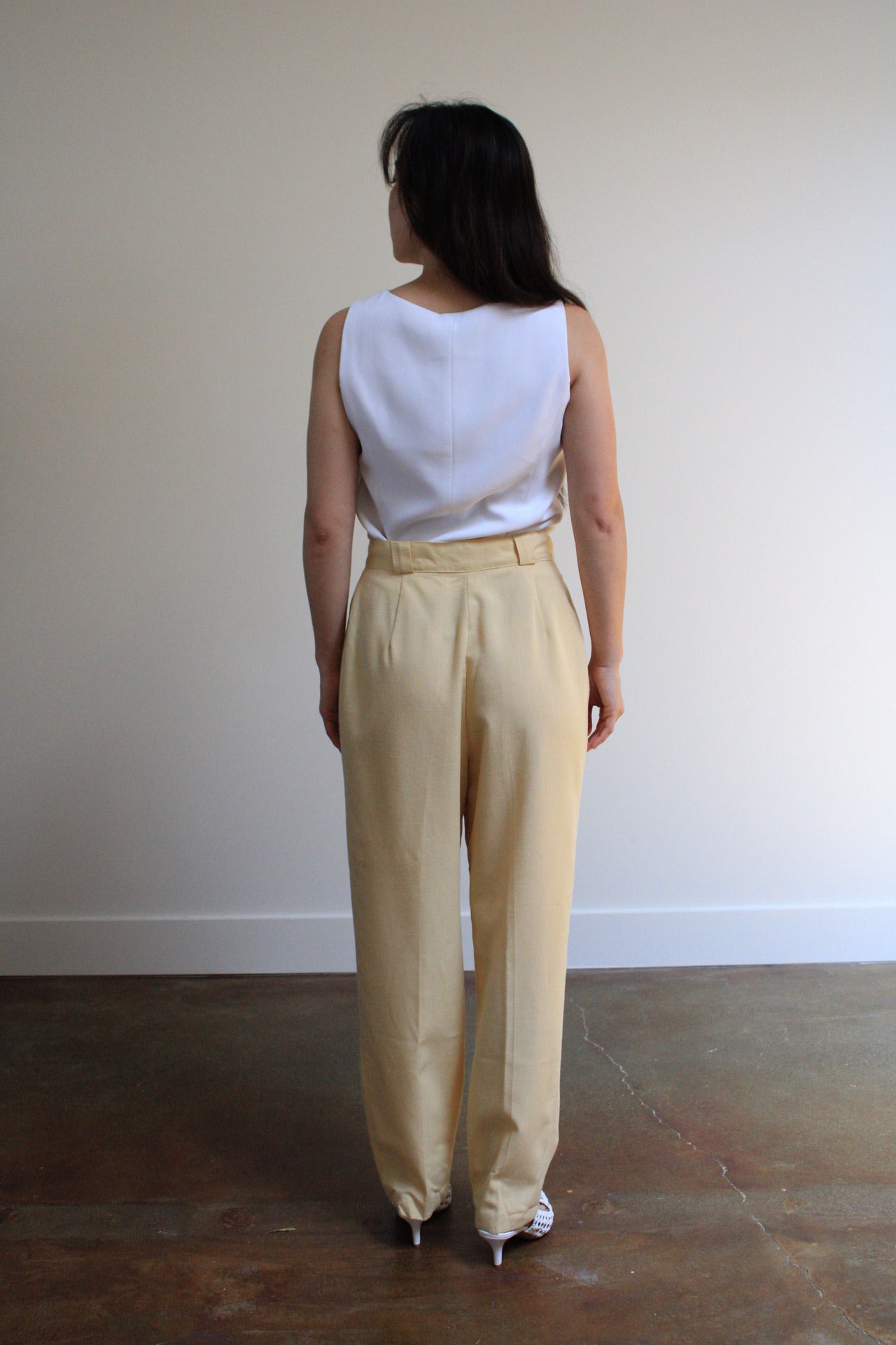 High Rise Pleated Trousers