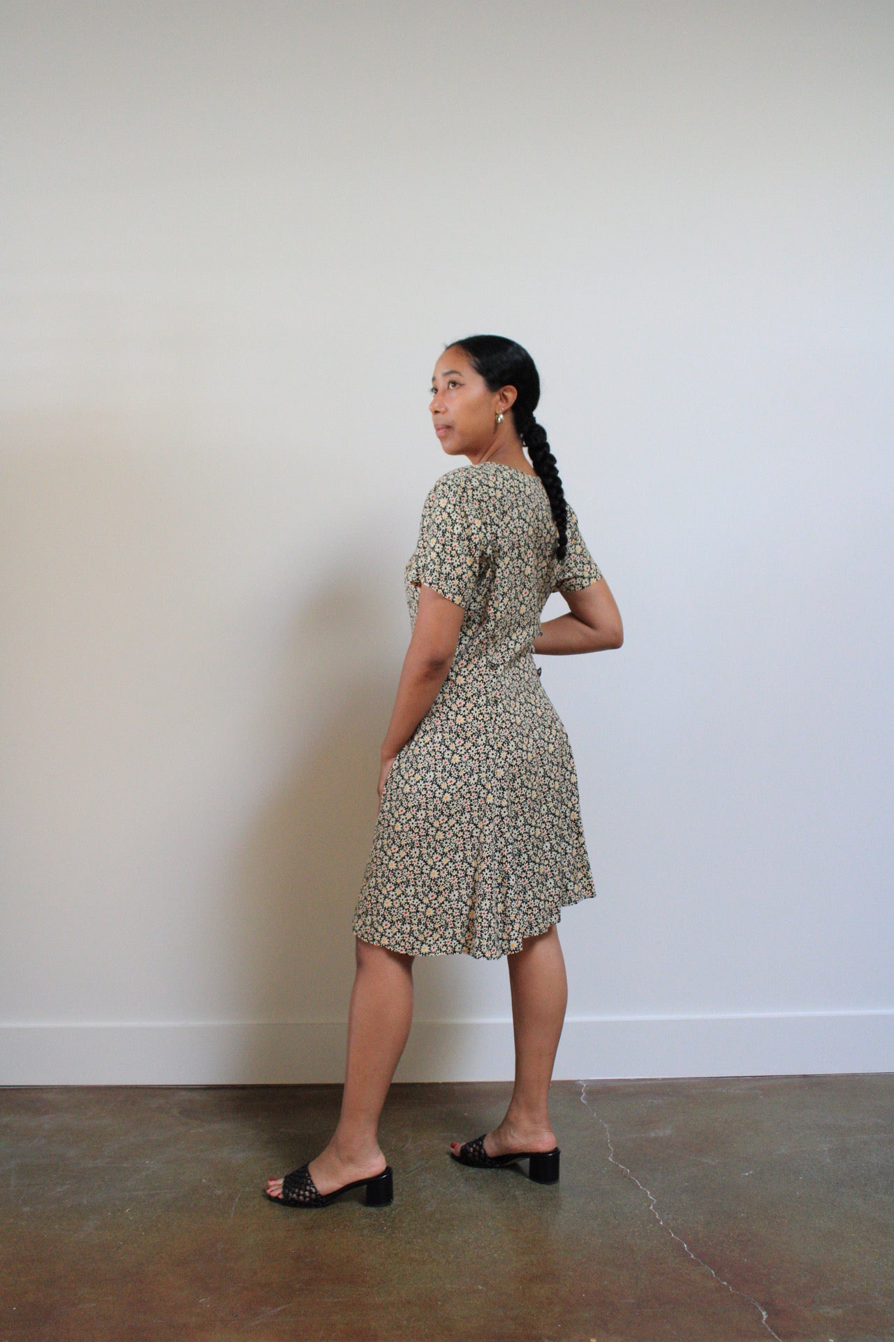 Daisy Rayon Mini Dress