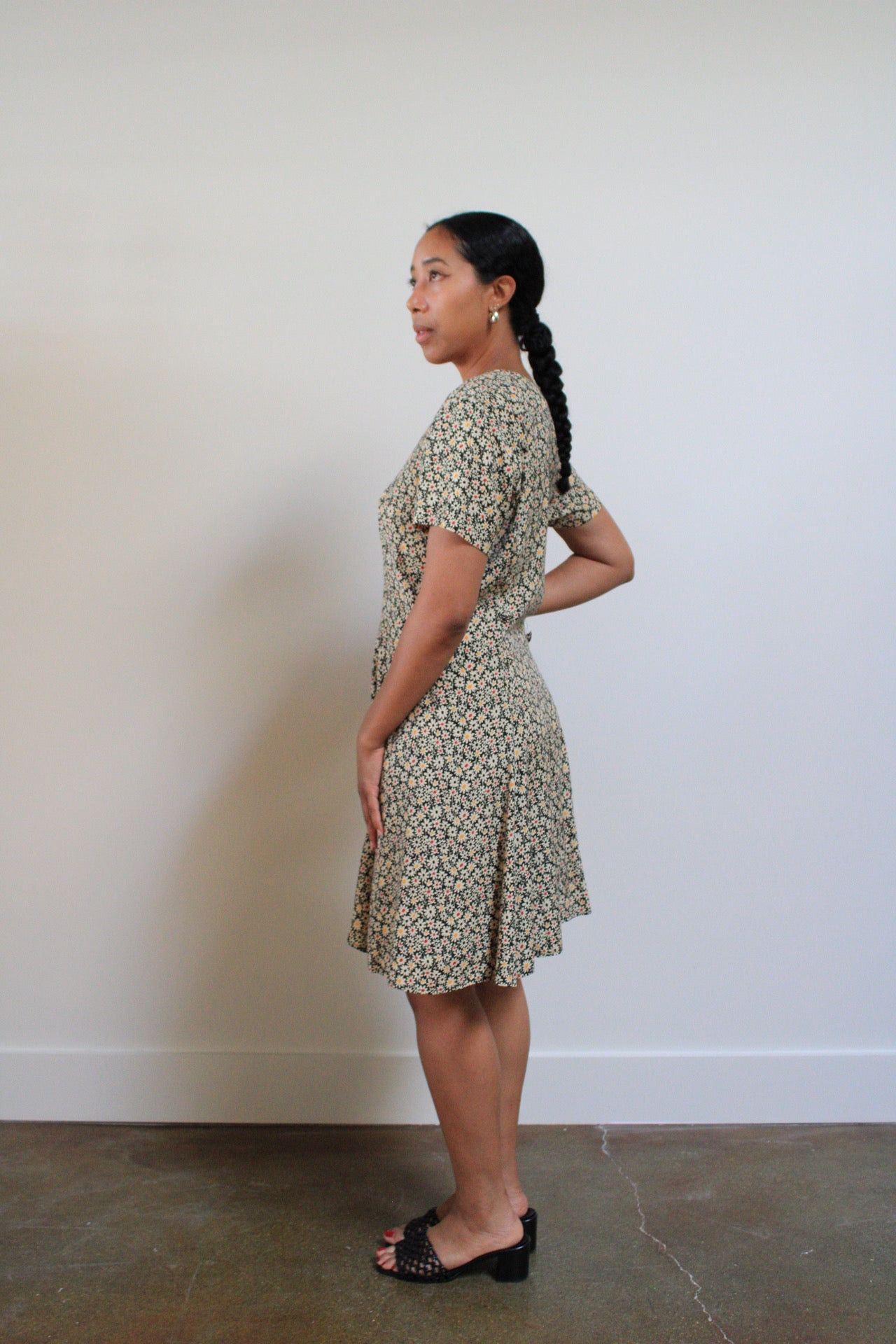 Daisy Rayon Mini Dress