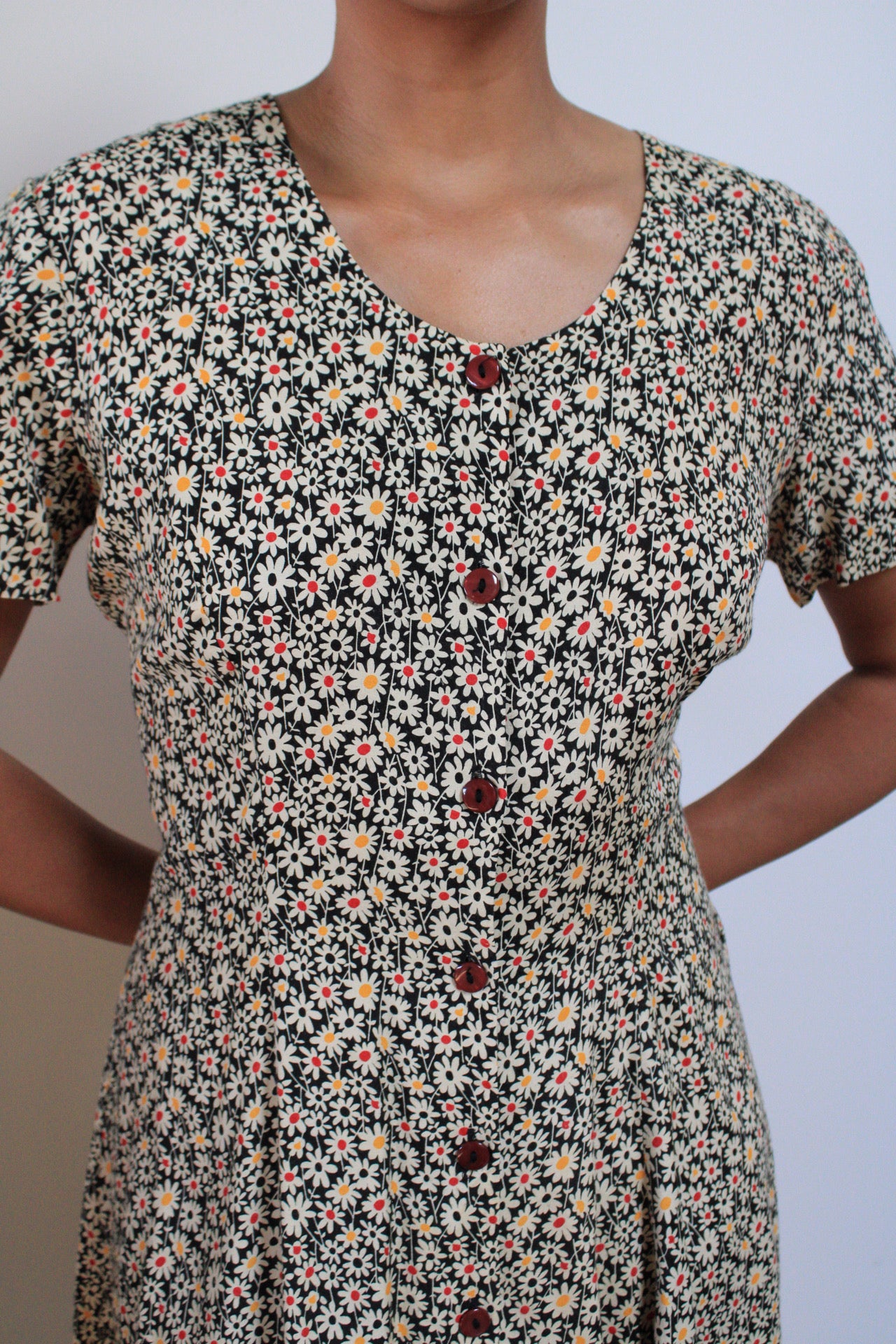 Daisy Rayon Mini Dress
