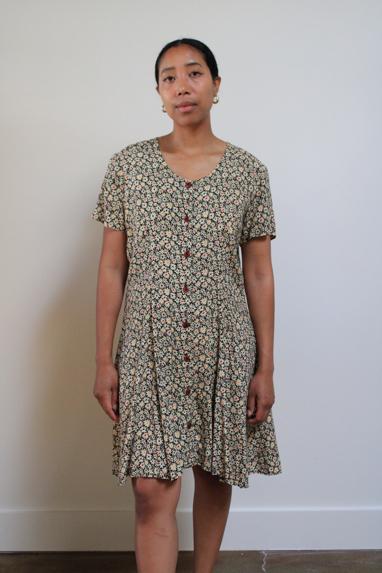 Daisy Rayon Mini Dress