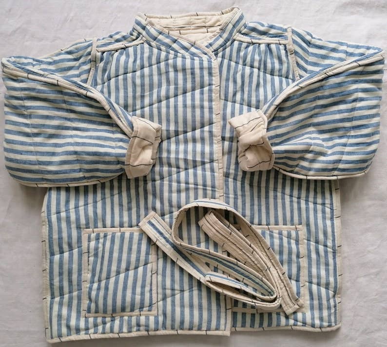 Organic Cotton Stripe Jacket