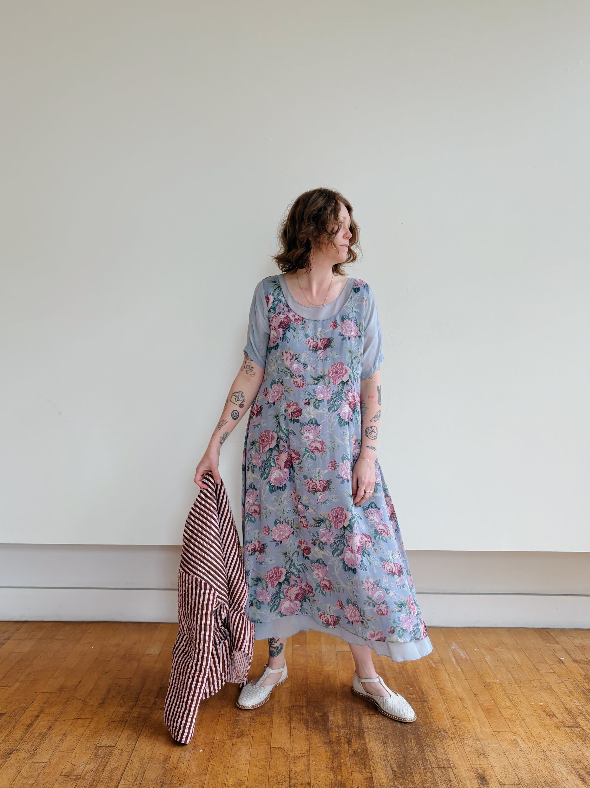 Floral Double Layer Maxi