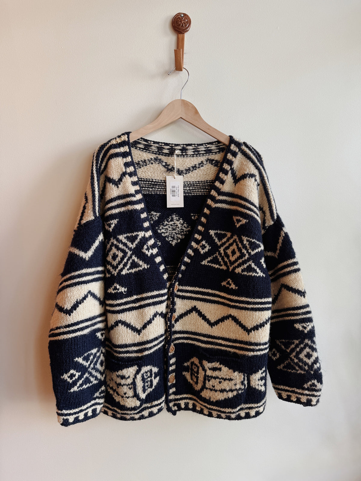 Fish Wool Cardi