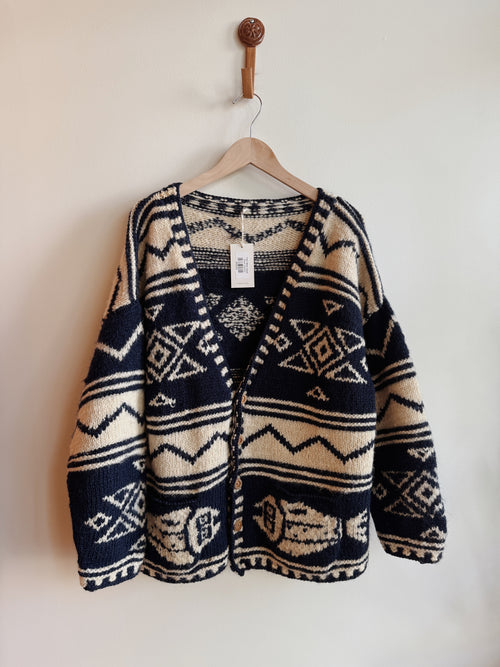 Fish Wool Cardi