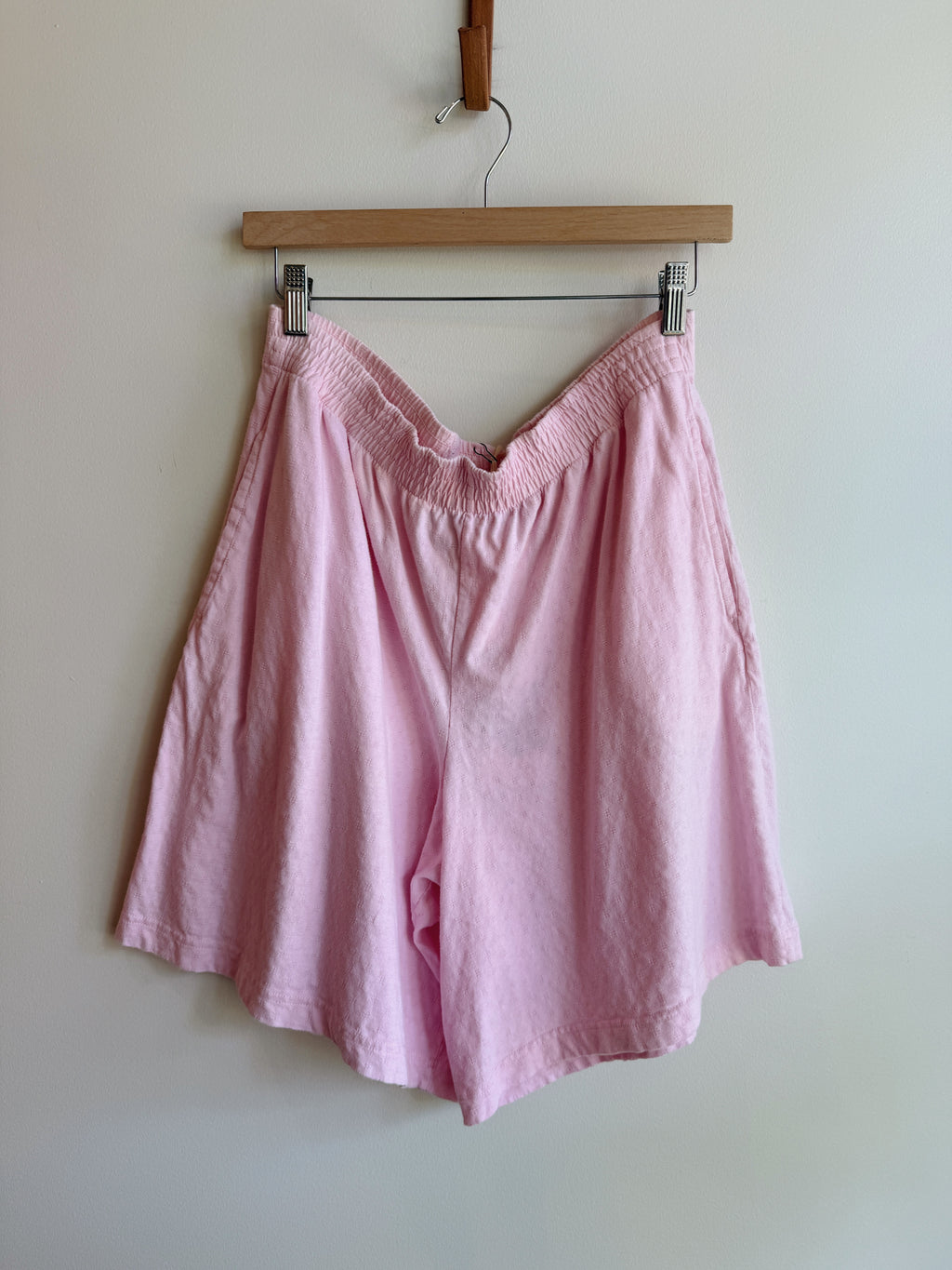 Bryn Connelly Pink Pointelle Shorts
