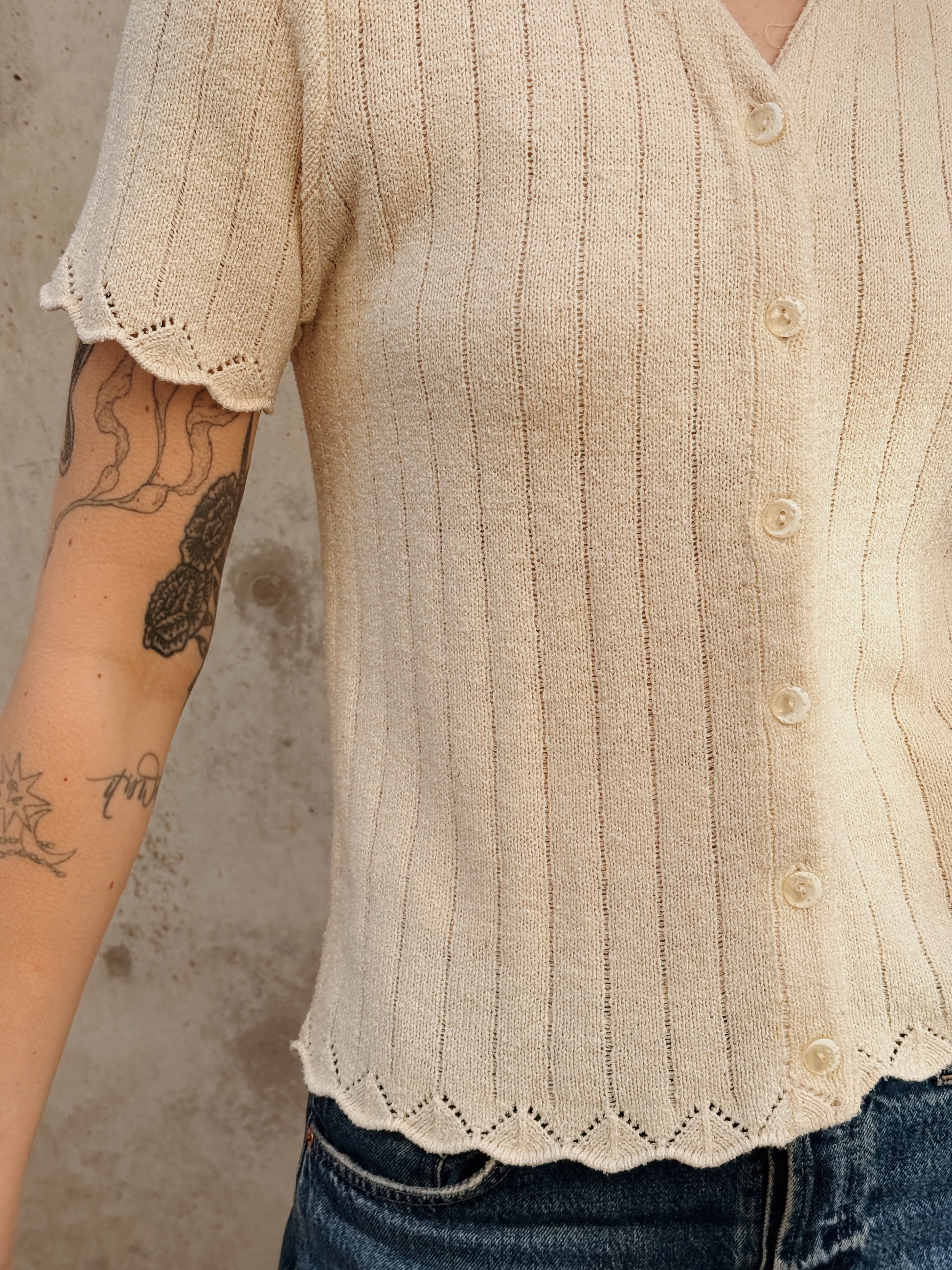 Silk Knit Cardigan