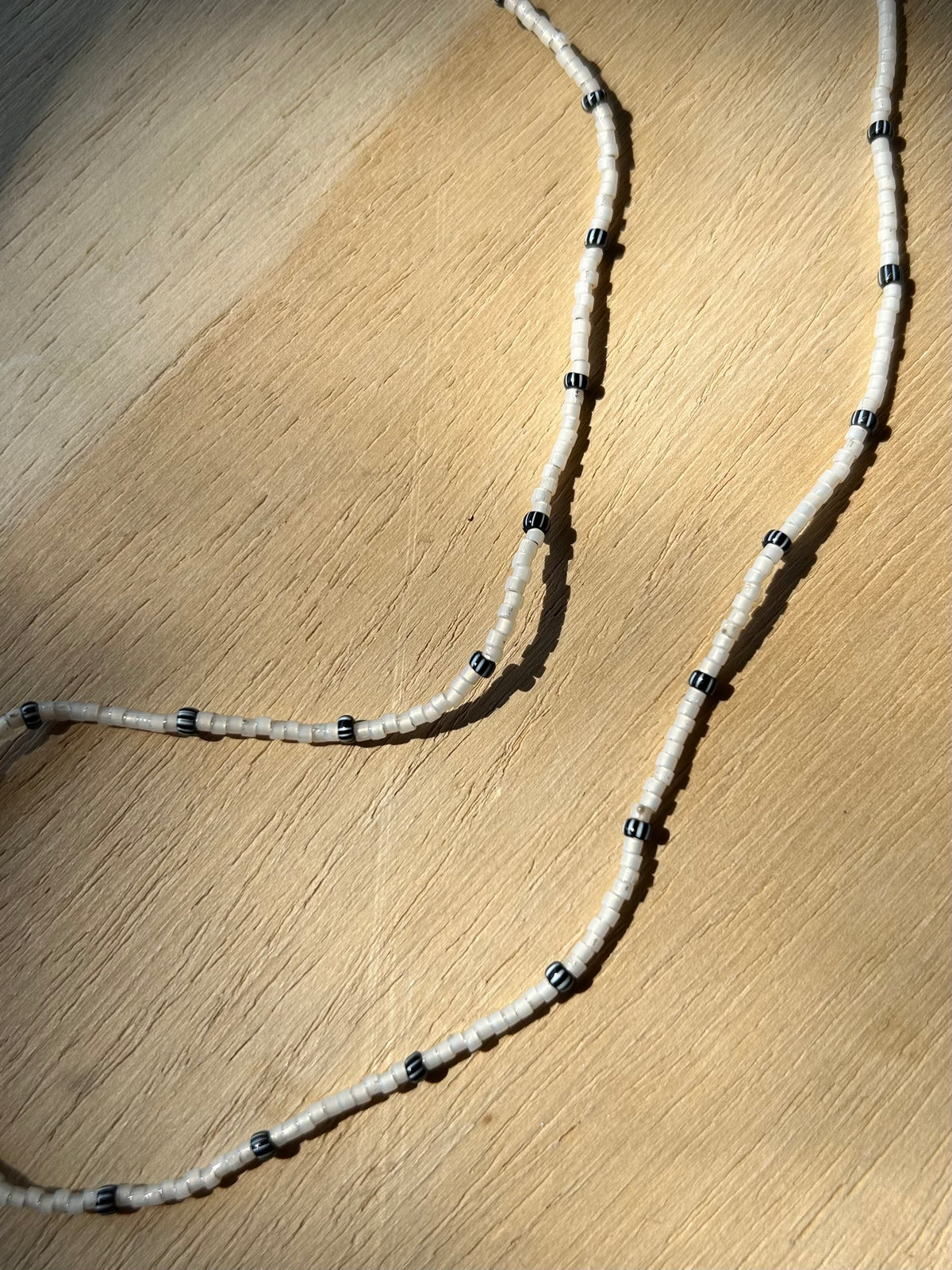 Cream Opal + Striped Pattern Seed