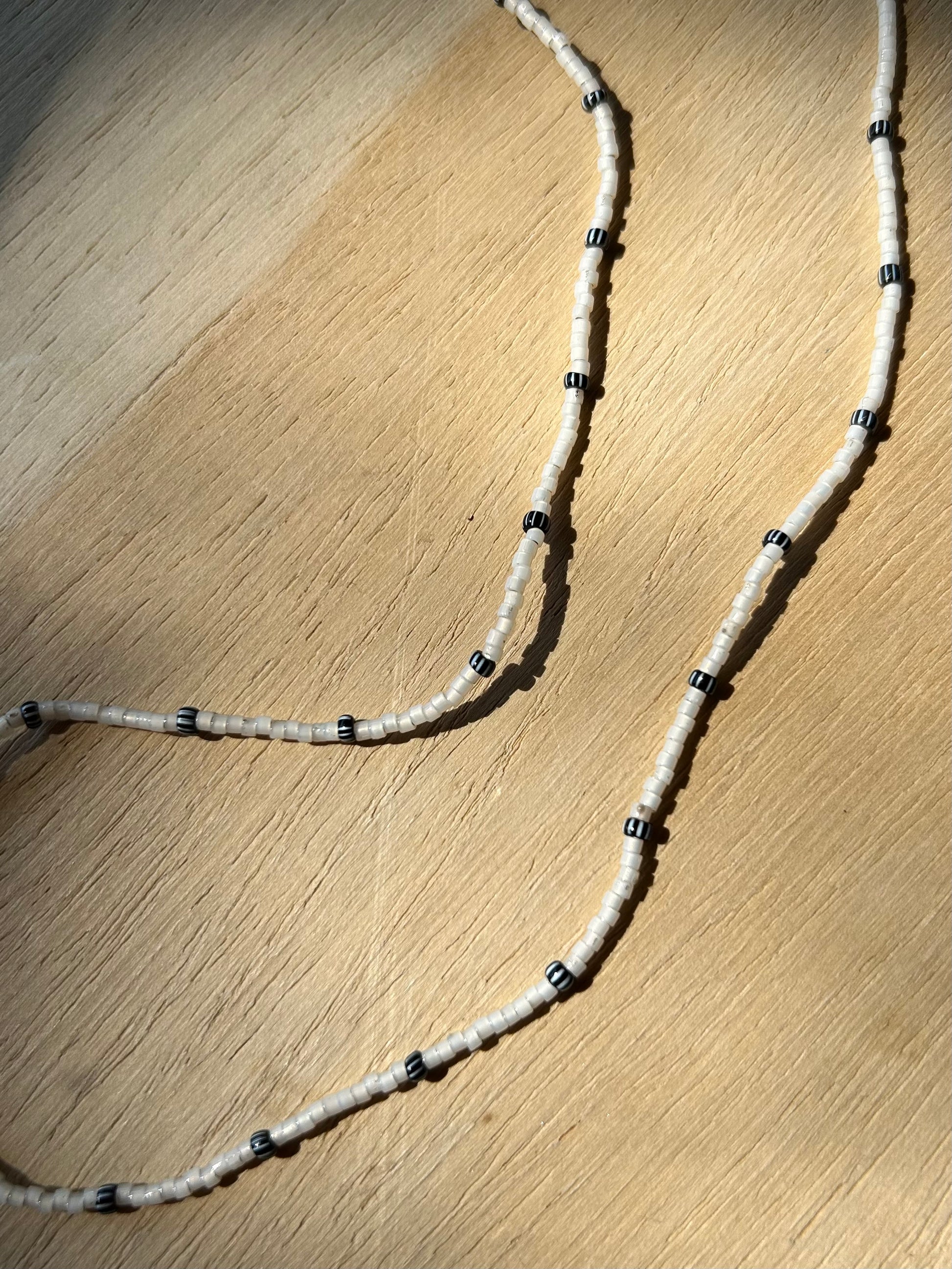 Cream Opal + Striped Pattern Seed