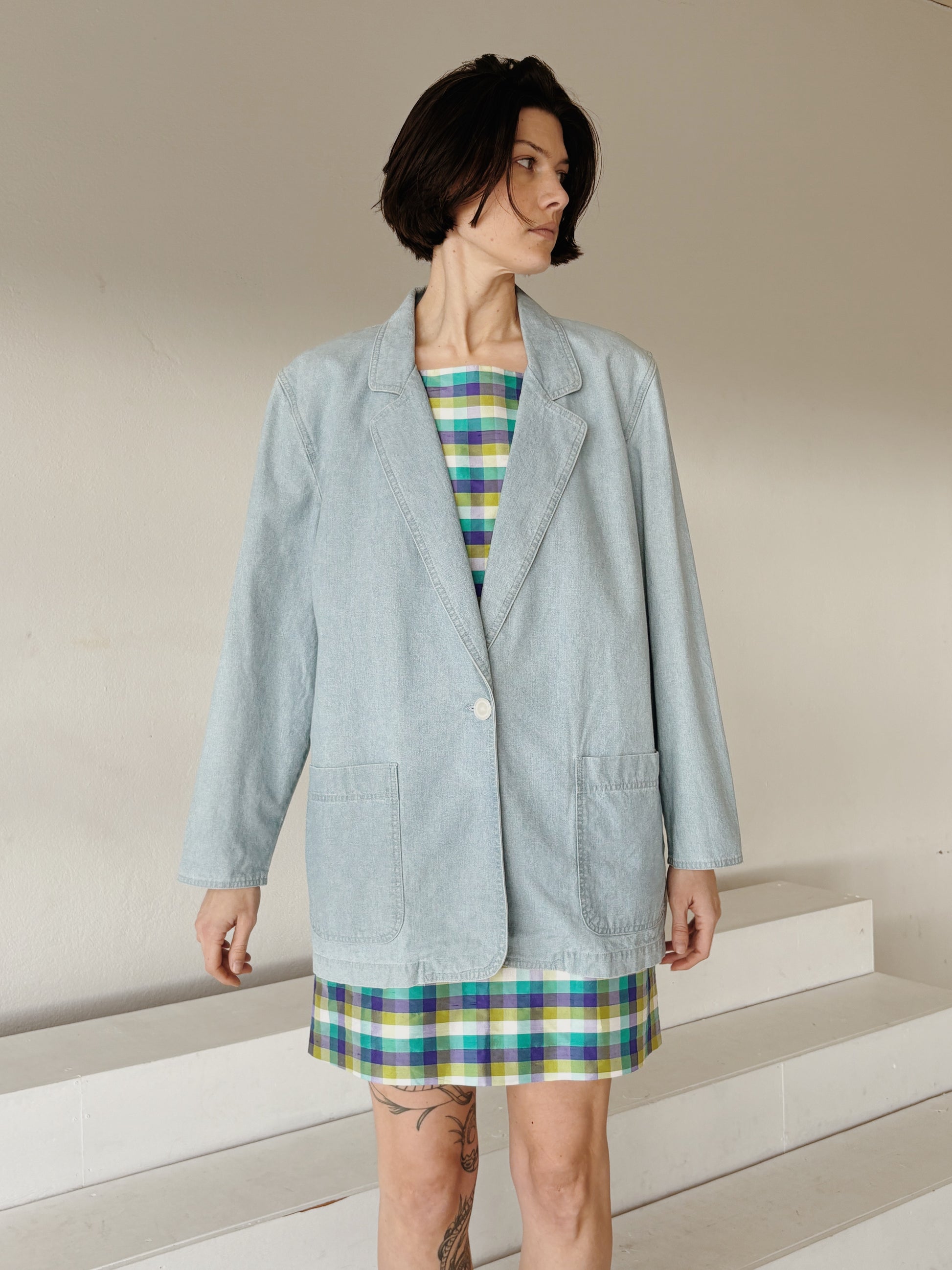 Chambray Blazer