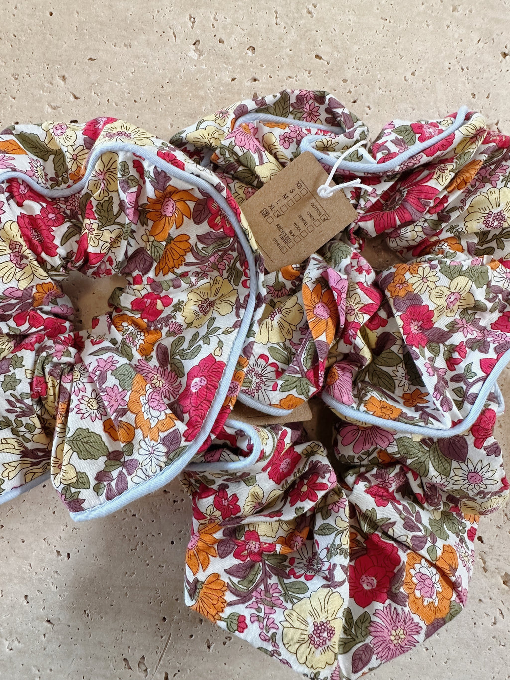 Fall Floral Scrunchie XL