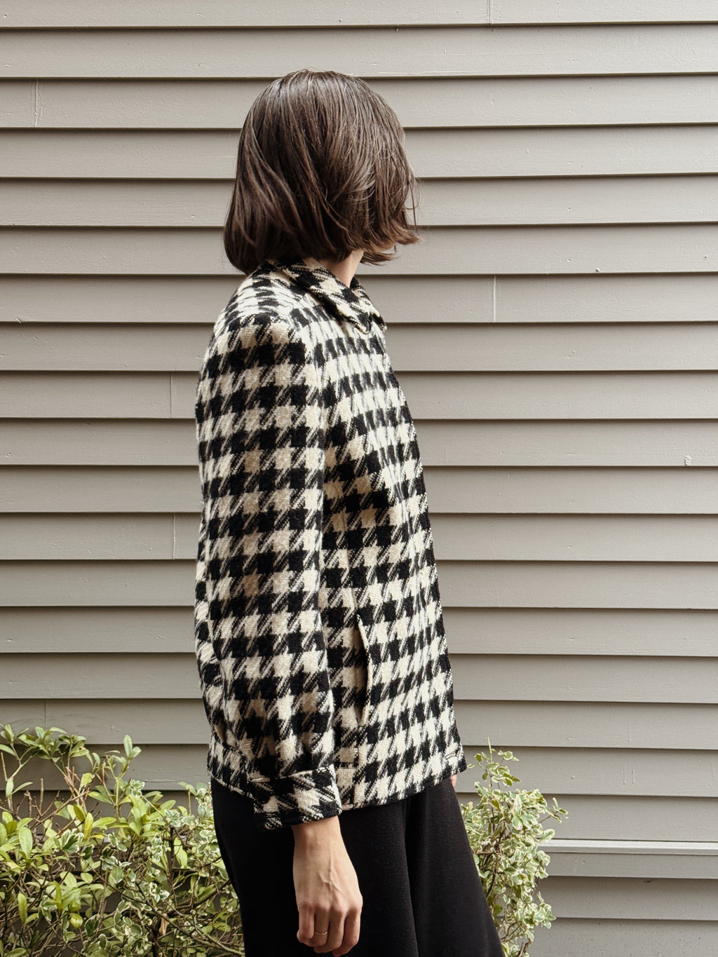 Pendleton Houndstooth Wool Jacket