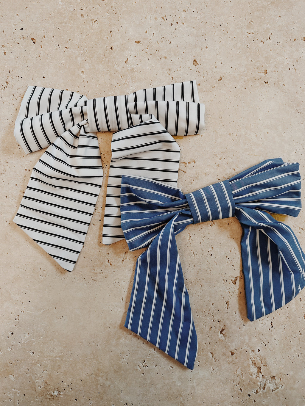 Poplin Stripe Bow
