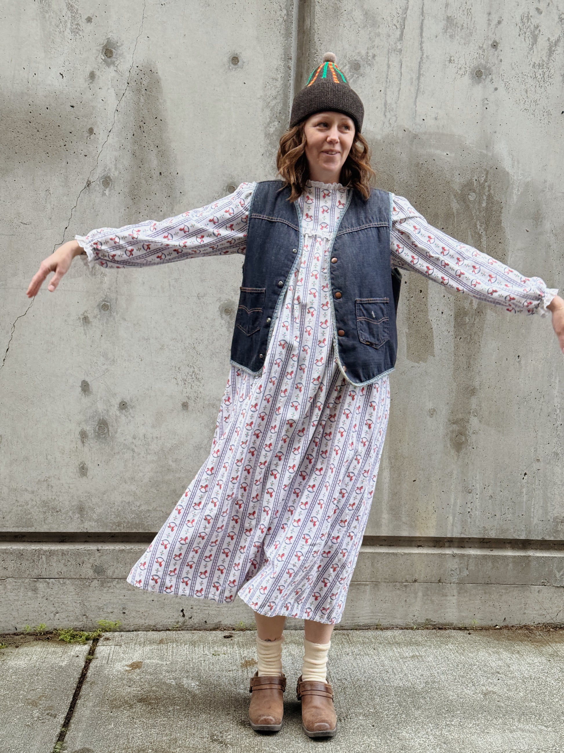 Rocking Horse Flannel Nightgown