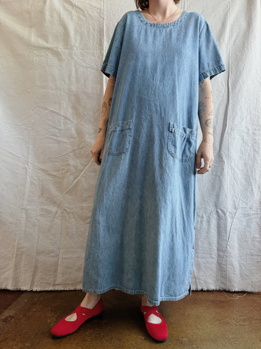 Light Wash Denim Dress