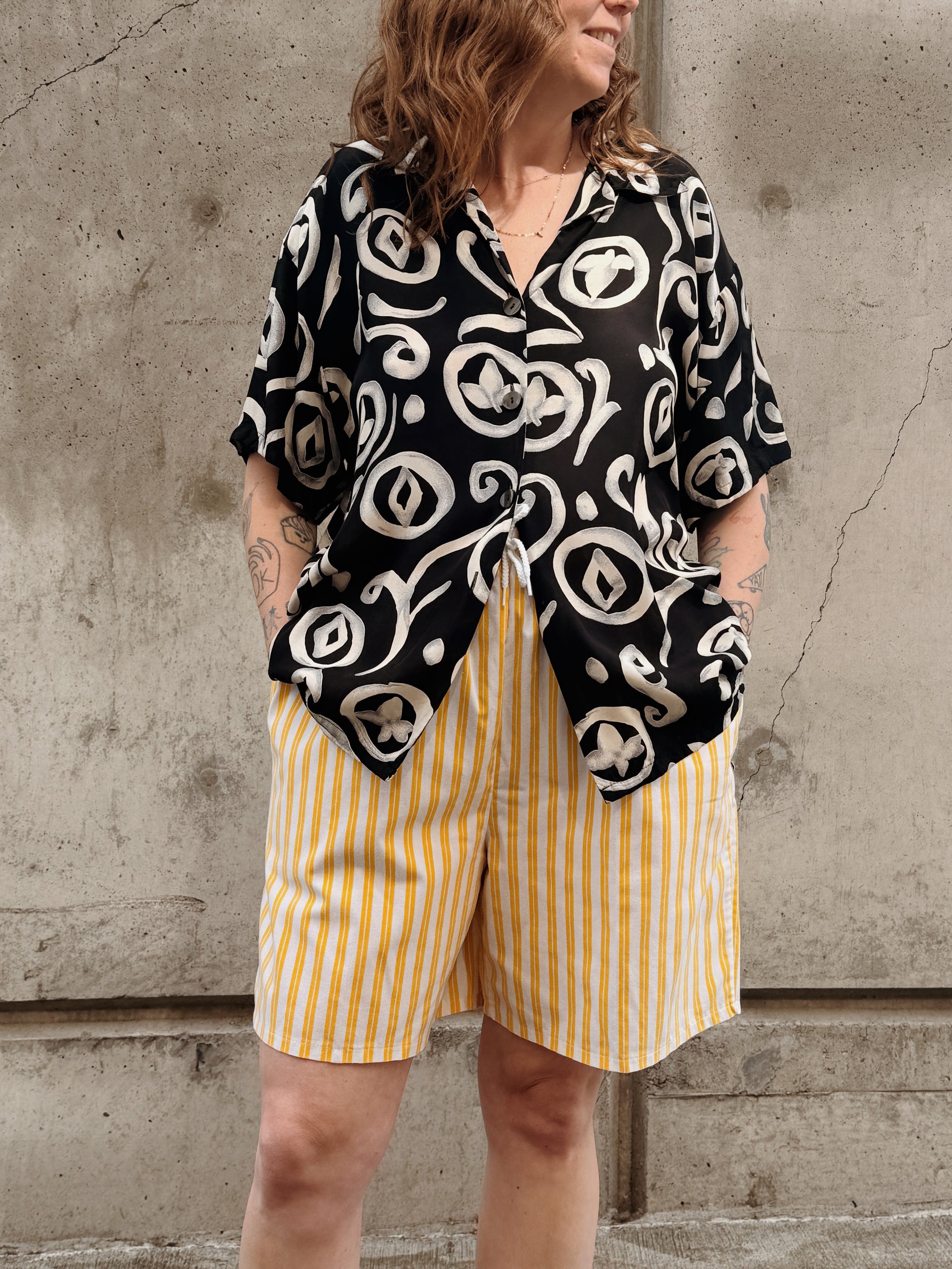Slinky Swirl Buttondown