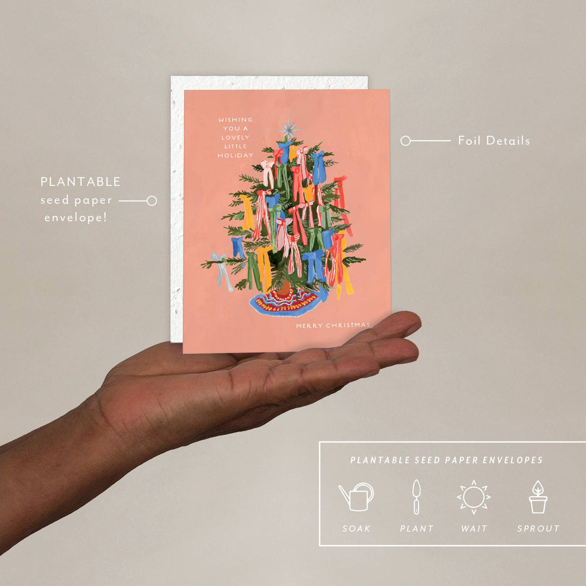 Christmas Bows - Holiday Card