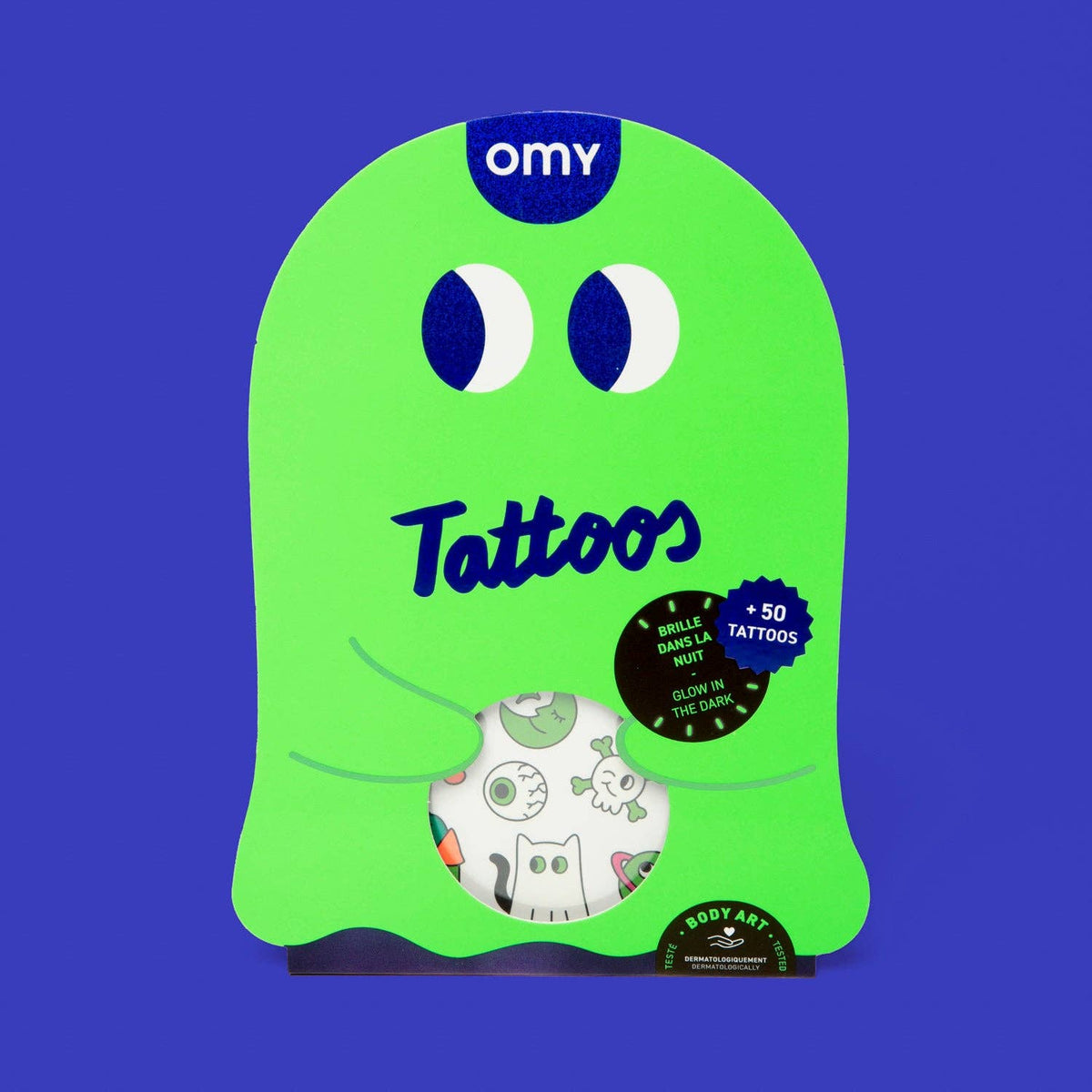 TEMPORARY TATOOS - GLOW IN THE DARK