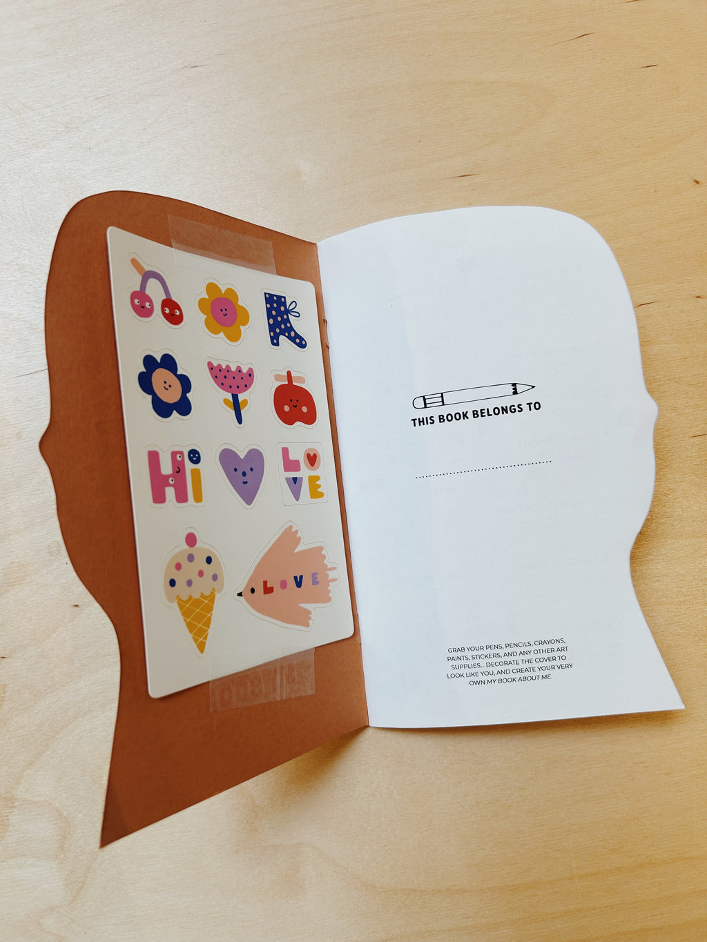 My Book About Me Coloring Journal