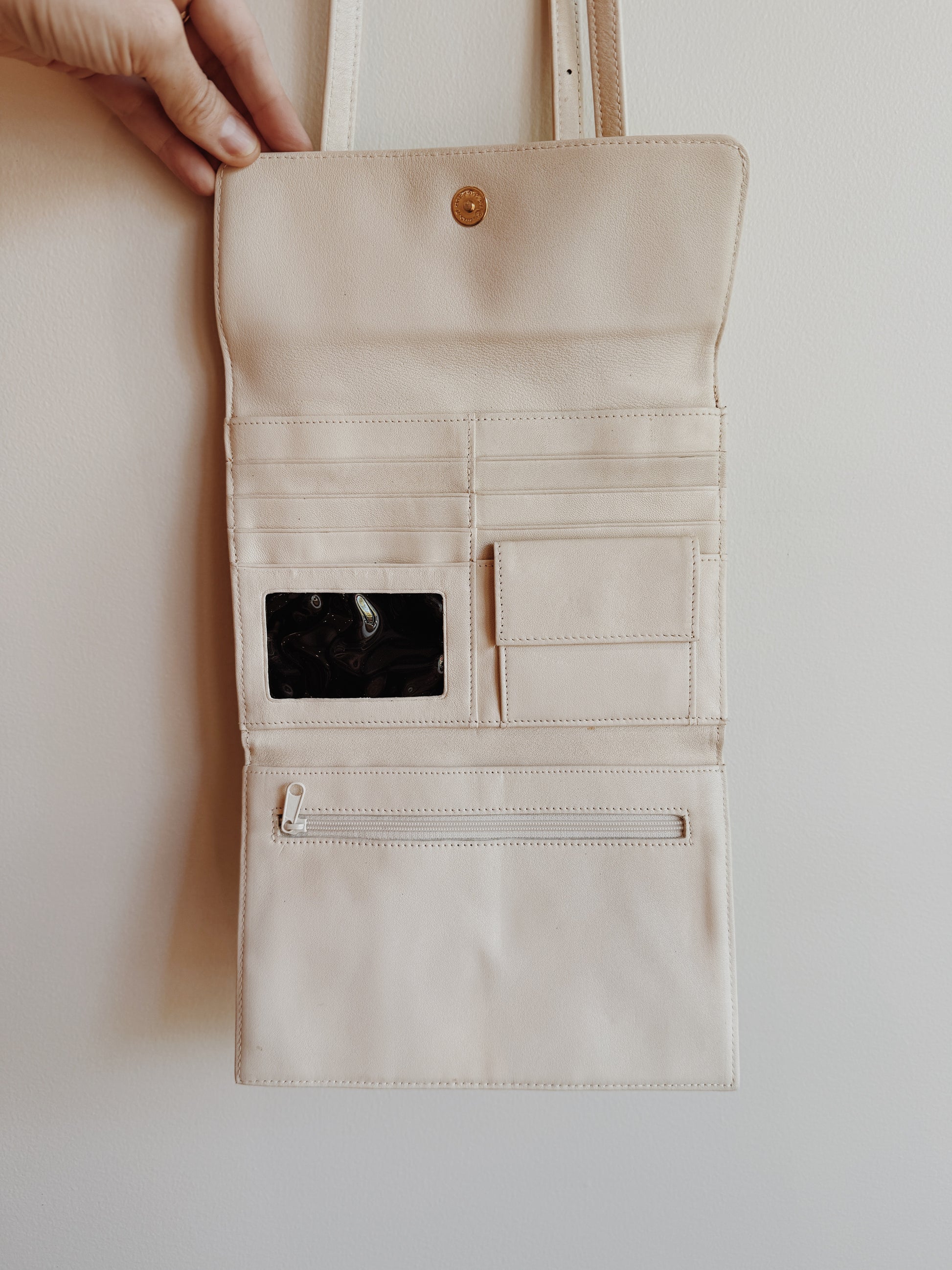Cream Crossbody Bag