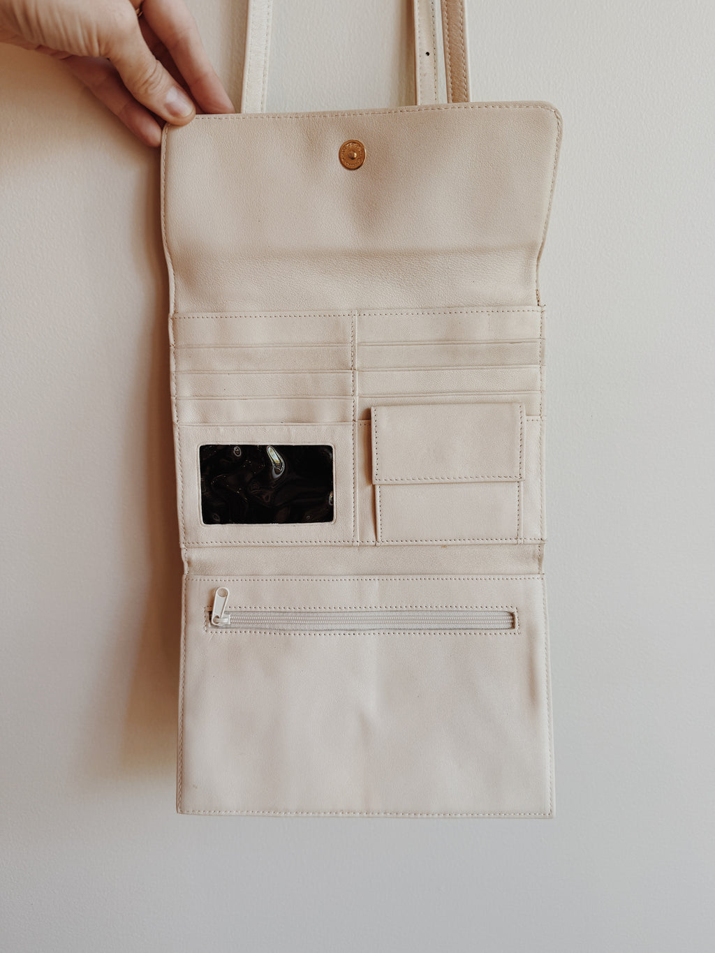 Cream Crossbody Bag
