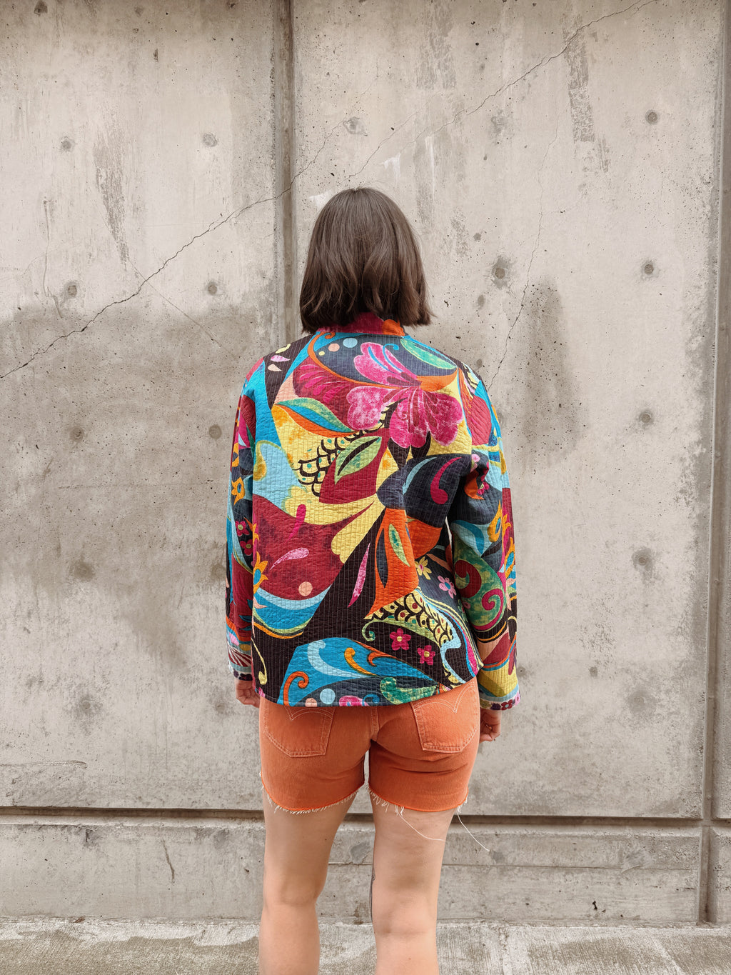 Levi's Burnt Orange Denim Shorts