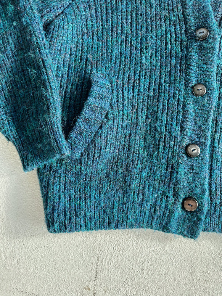 Chunky Knit Wool Cardigan