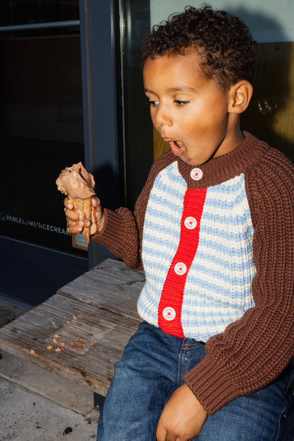 Kids Chunky Knit Cardigan