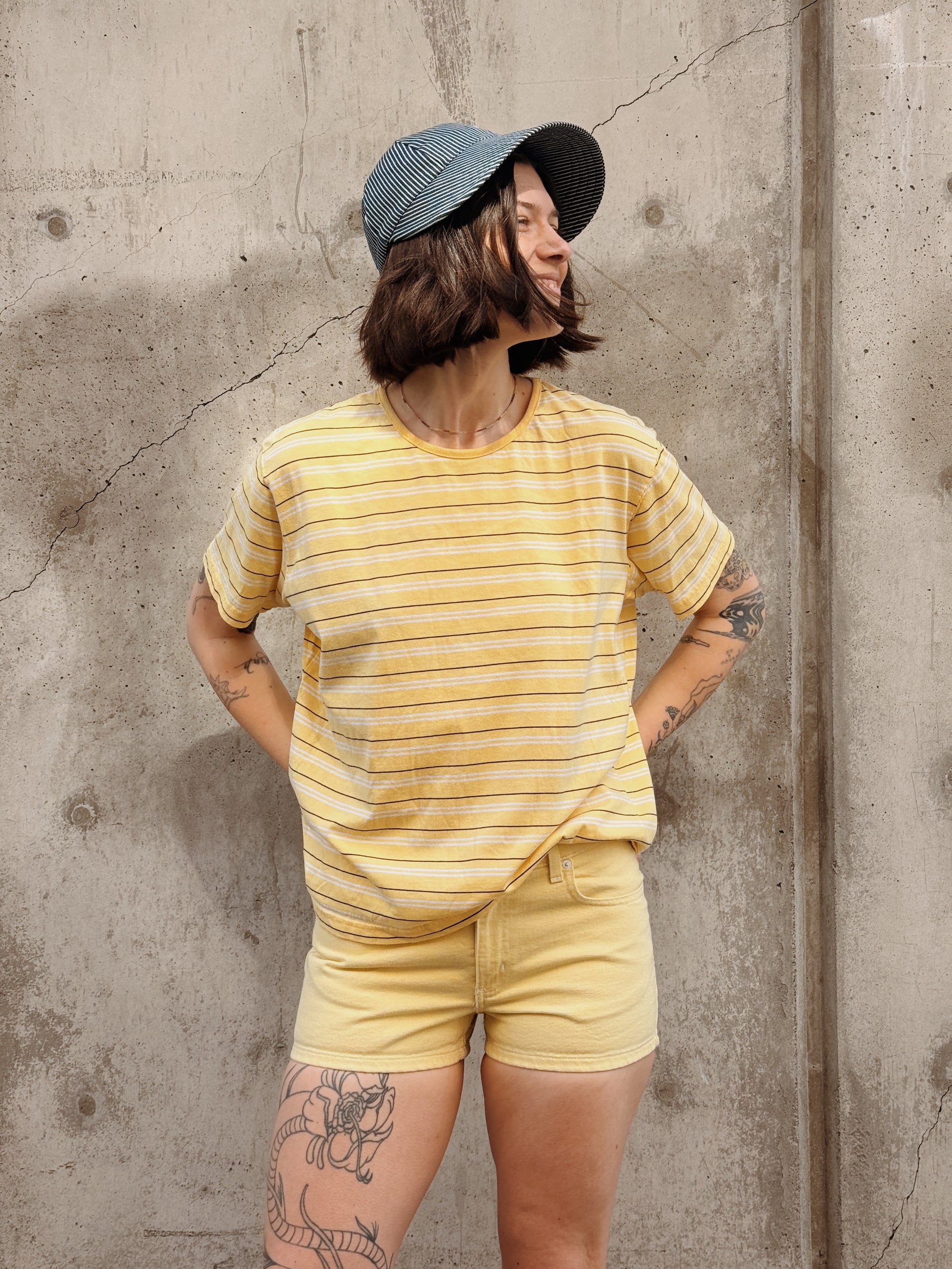 Ralph Lauren Yellow Denim Shorts