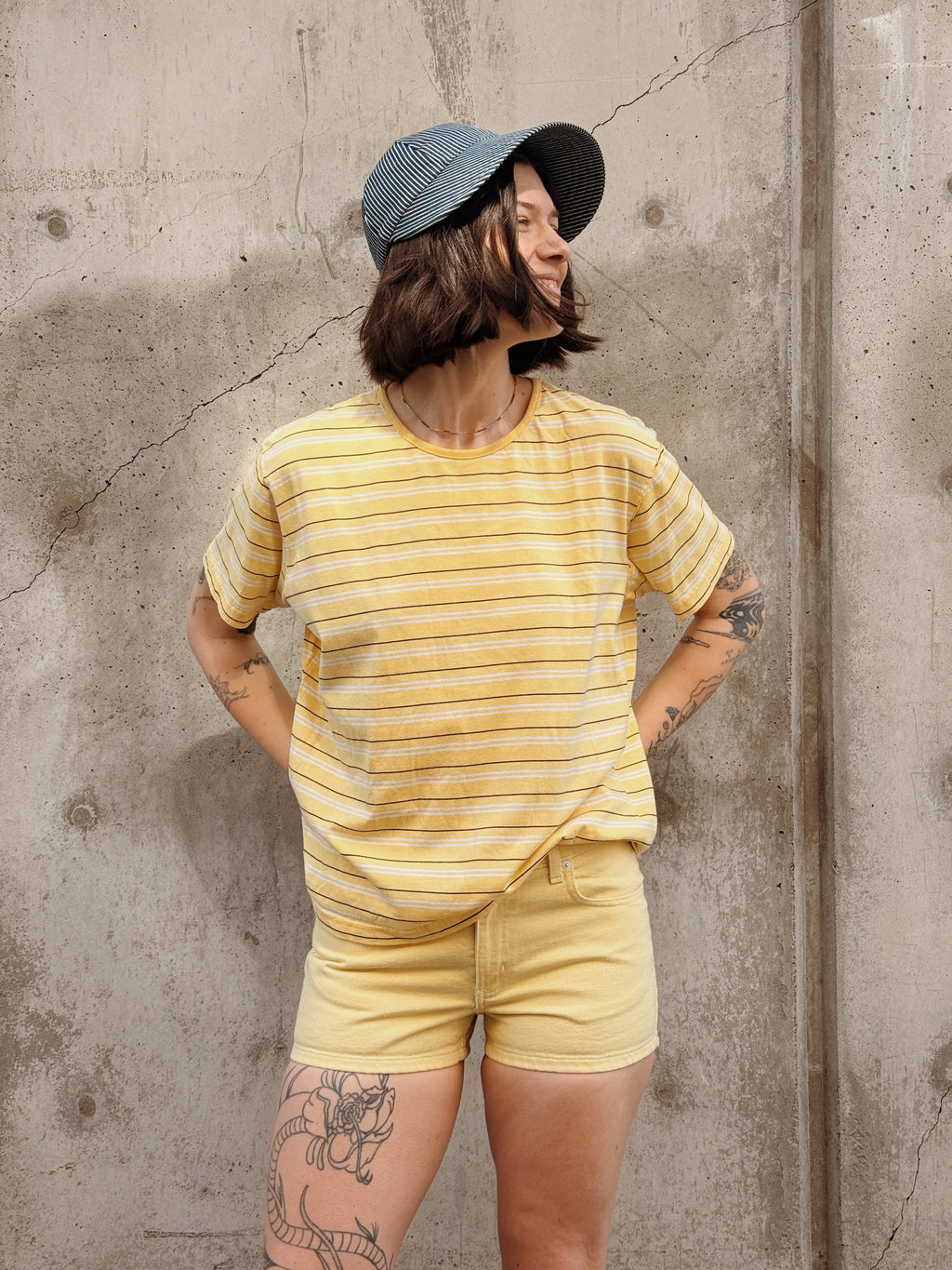 Yellow Stripe Tee