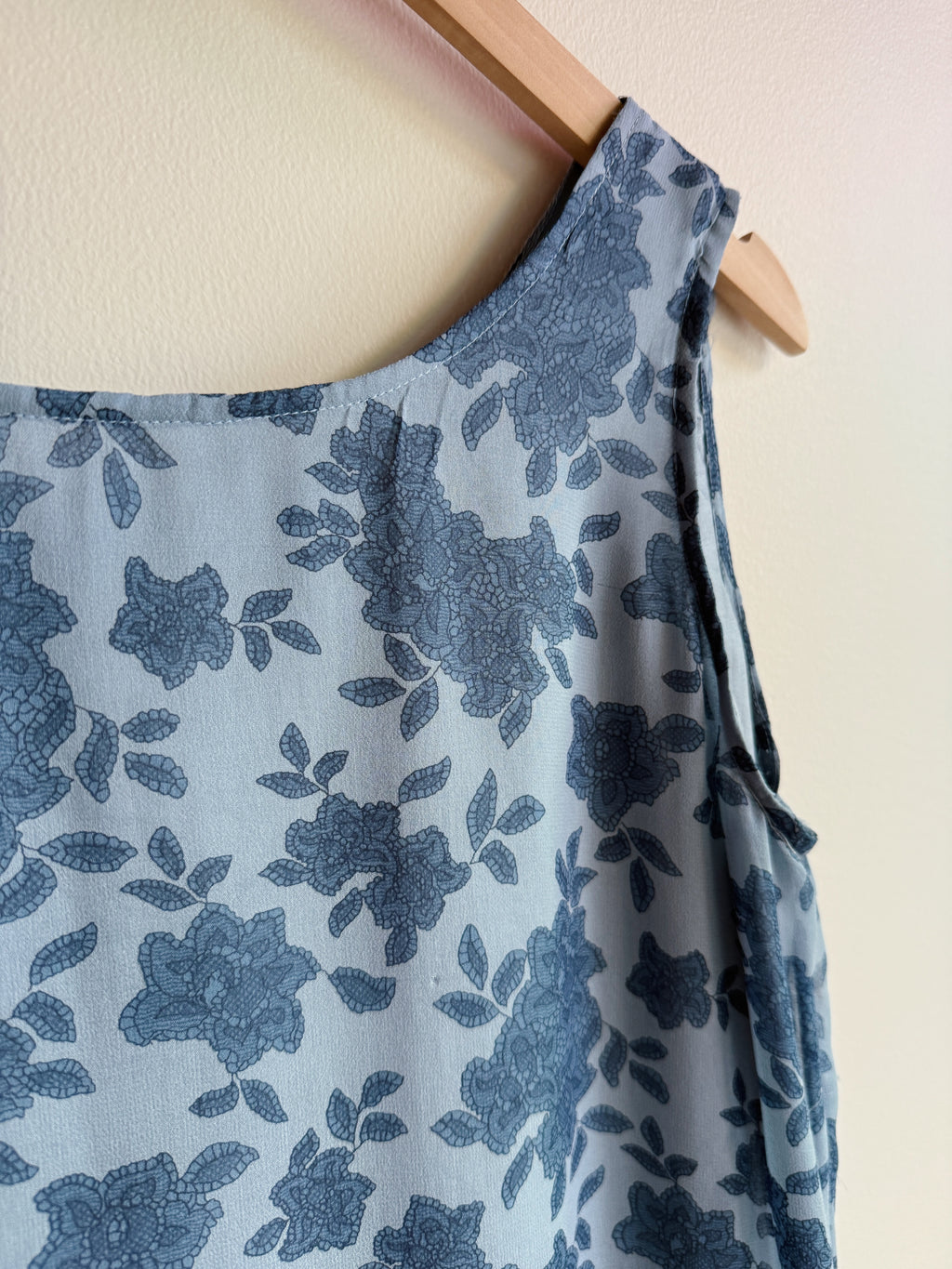 Silk Floral Tank Dress