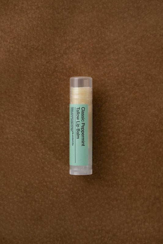 Classic Peppermint Lip Balm - Regenerative Tallow